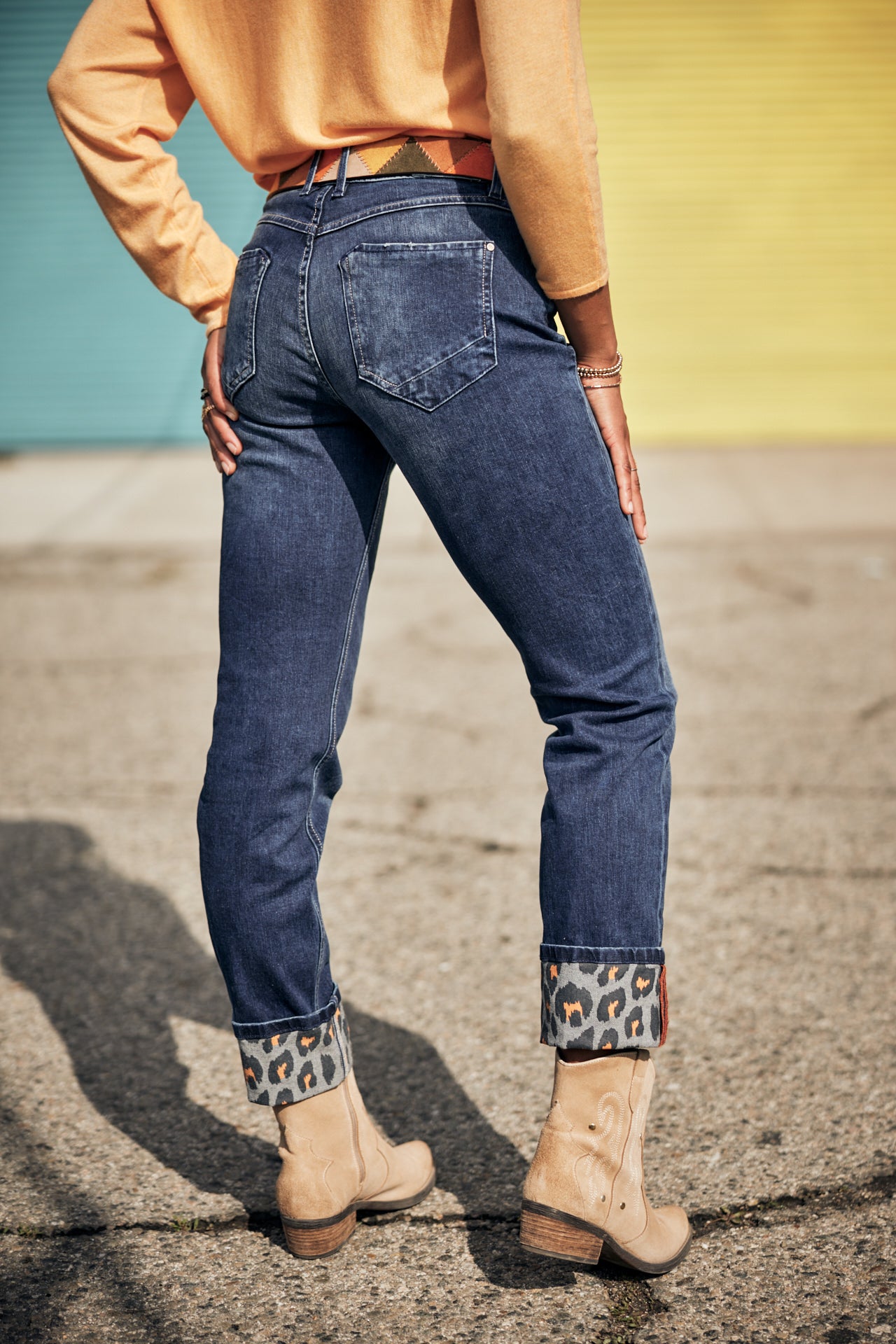 Jeans Relaxed Slim Femme Salomé sanremo dark | Freeman T. Porter