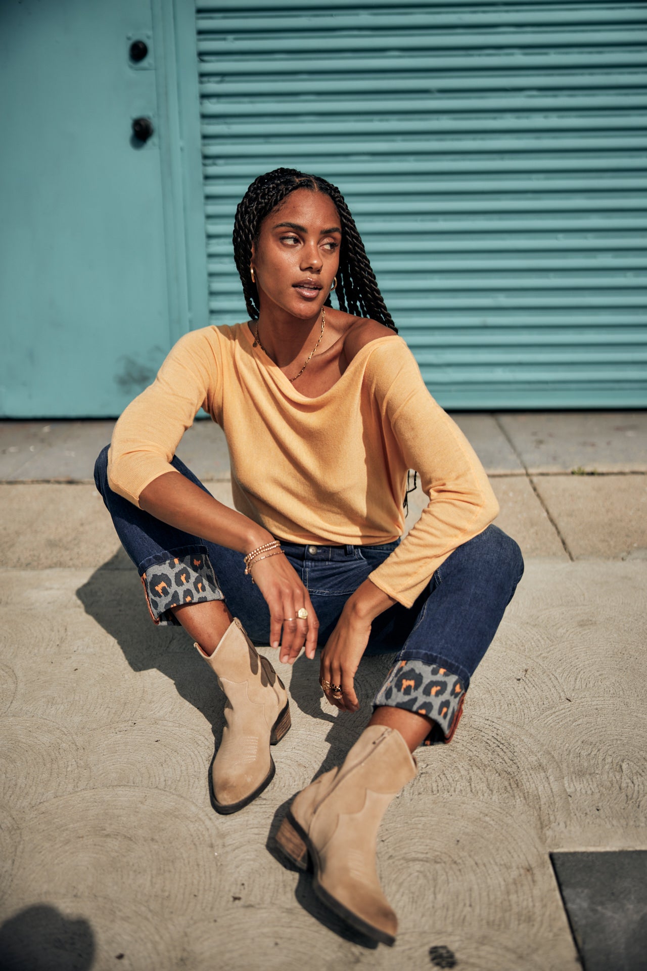 Jeans Relaxed Slim Femme Salomé sanremo dark | Freeman T. Porter
