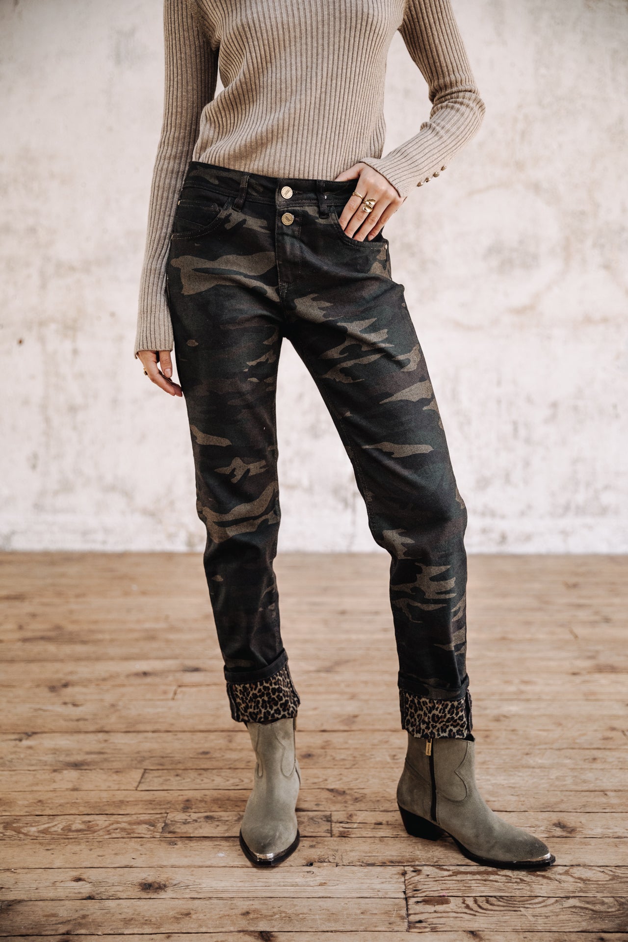 Pantalon slim relaxed Woman Salomé Getaway original | Freeman T. Porter