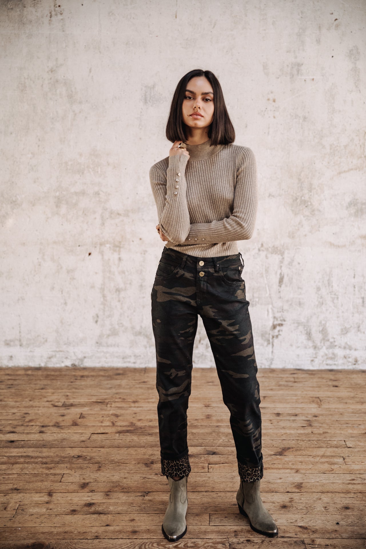 Pantalon slim relaxed Woman Salomé Getaway original | Freeman T. Porter