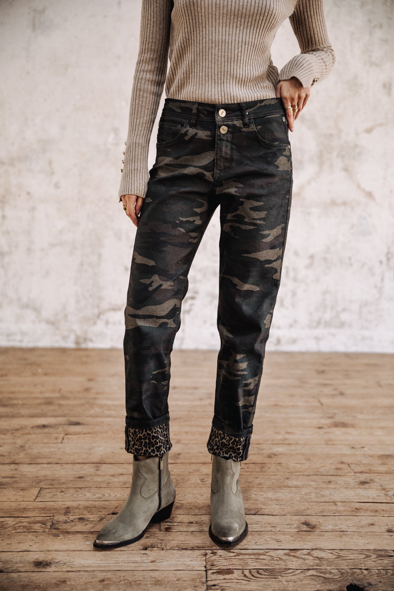 Pantalon slim relaxed Woman Salomé Getaway original | Freeman T. Porter