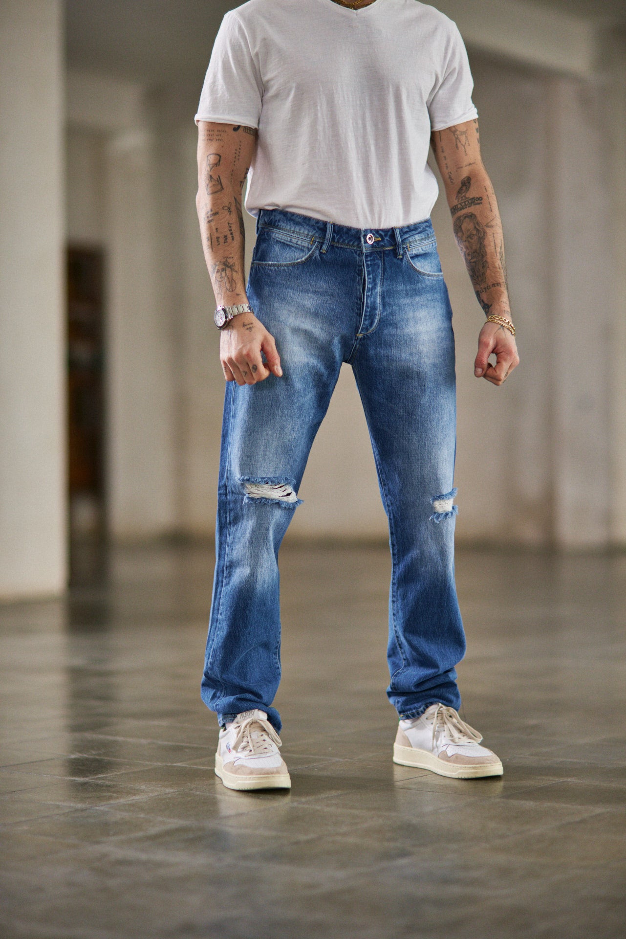Jeans droit taille haute Men Phoenix Denim brock | Freeman T. Porter