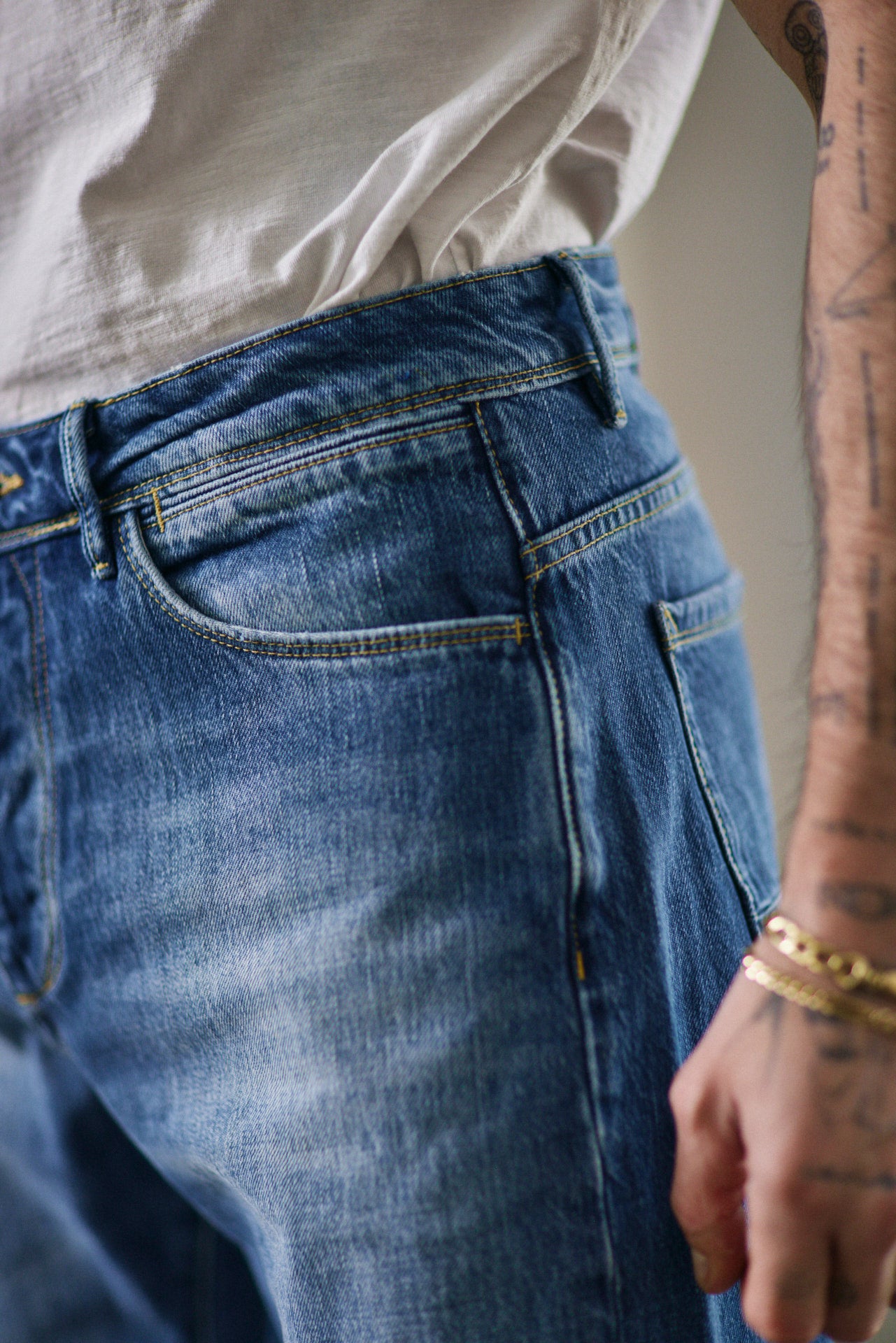 Jeans droit taille haute Men Phoenix Denim brock | Freeman T. Porter