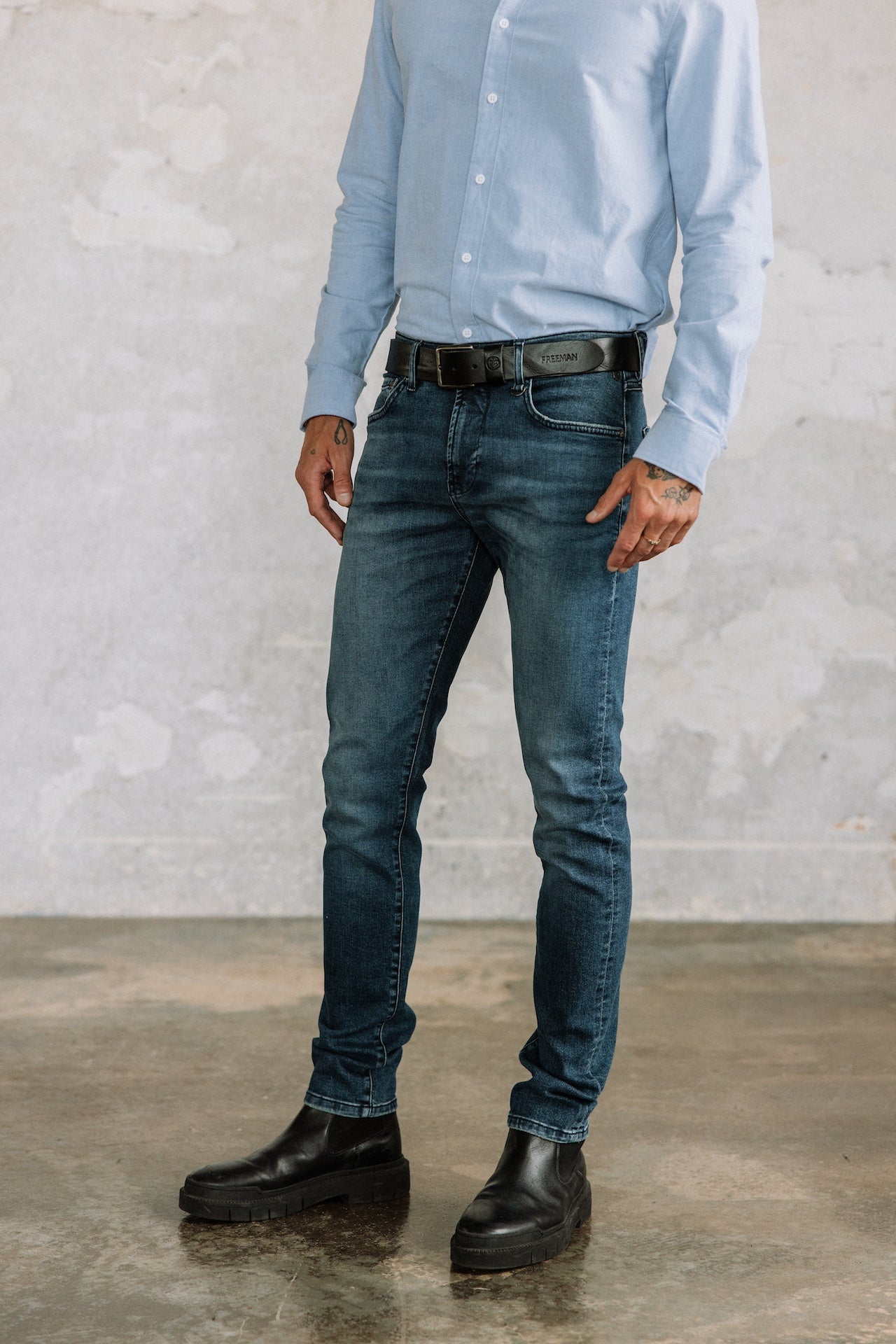 Jeans slim Mann Dustee smash | Freeman T. Porter