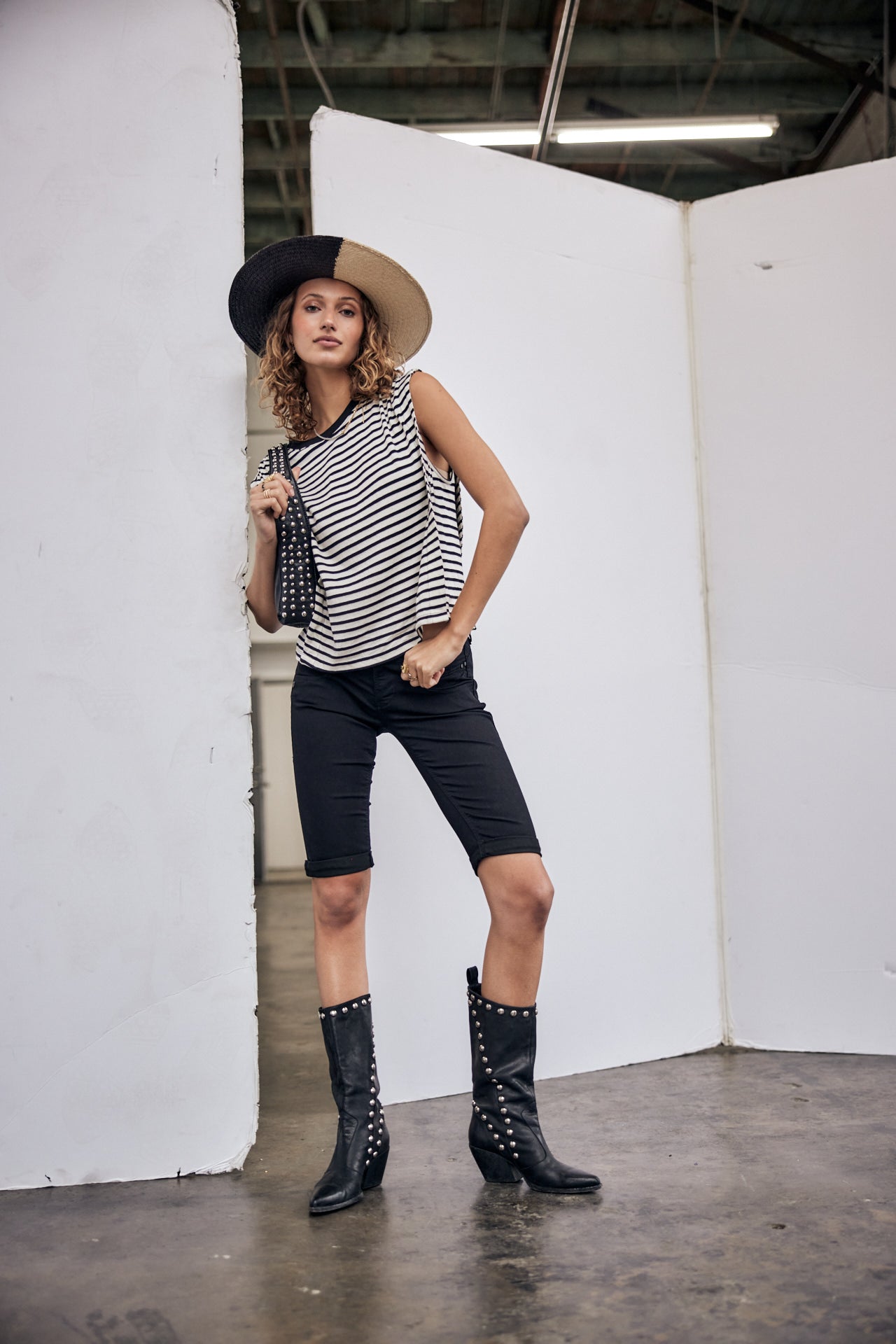 Bermuda Femme Belixa black | Freeman T. Porter