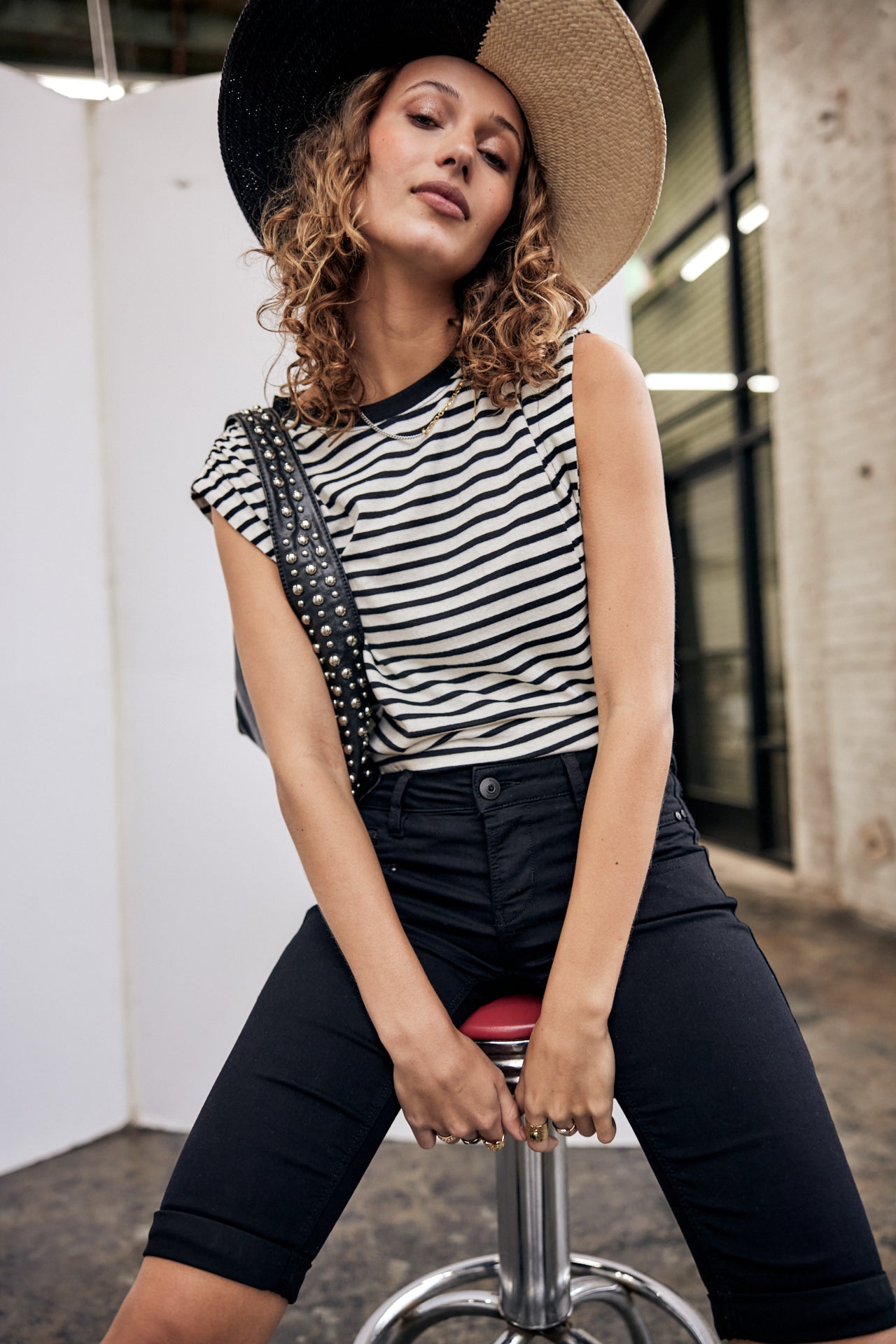 Bermuda Femme Belixa black | Freeman T. Porter