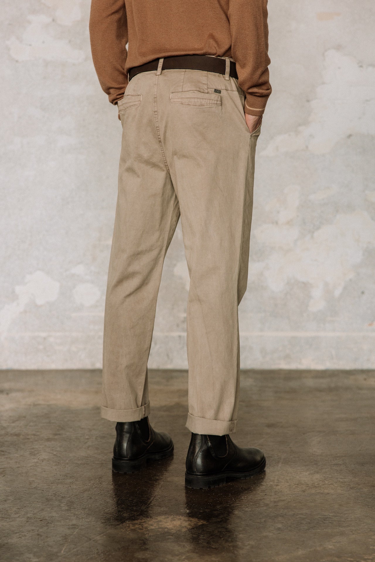 Pantalon chino Homme Bruce Mazaro sand | Freeman T. Porter