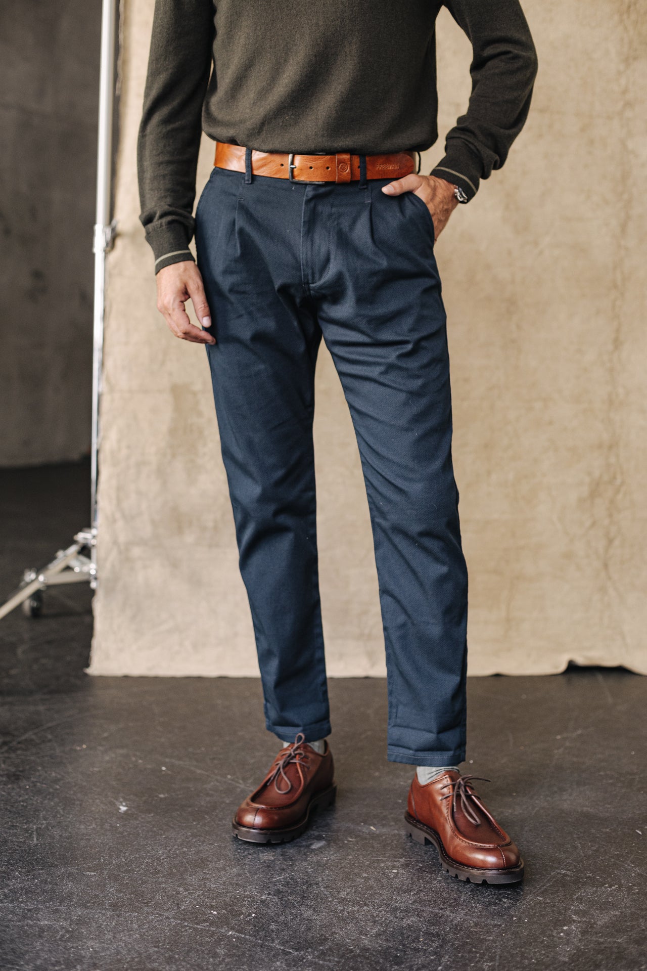 Pantalon chino Men Bruce Bona storm | Freeman T. Porter