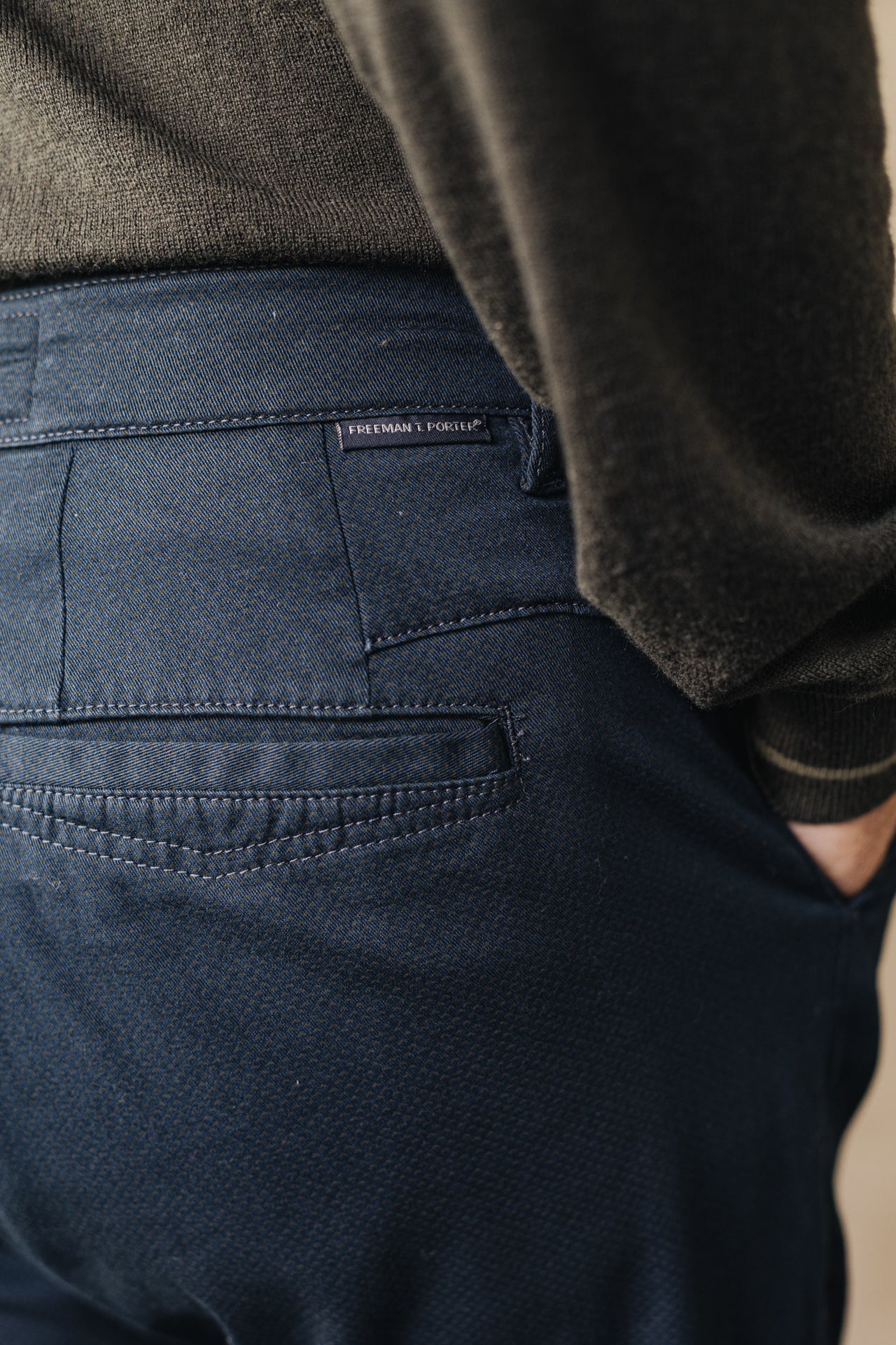 Pantalon chino Men Bruce Bona storm | Freeman T. Porter