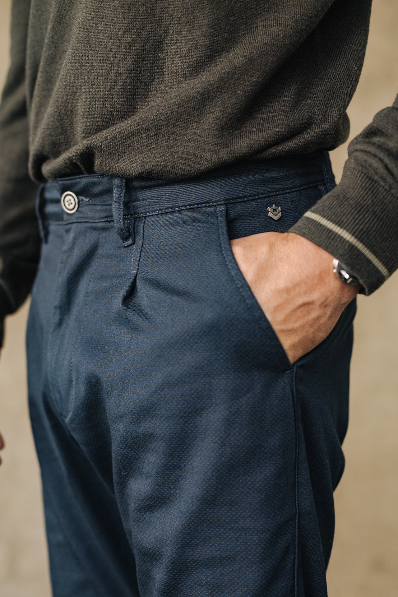 Pantalon chino Men Bruce Bona storm | Freeman T. Porter