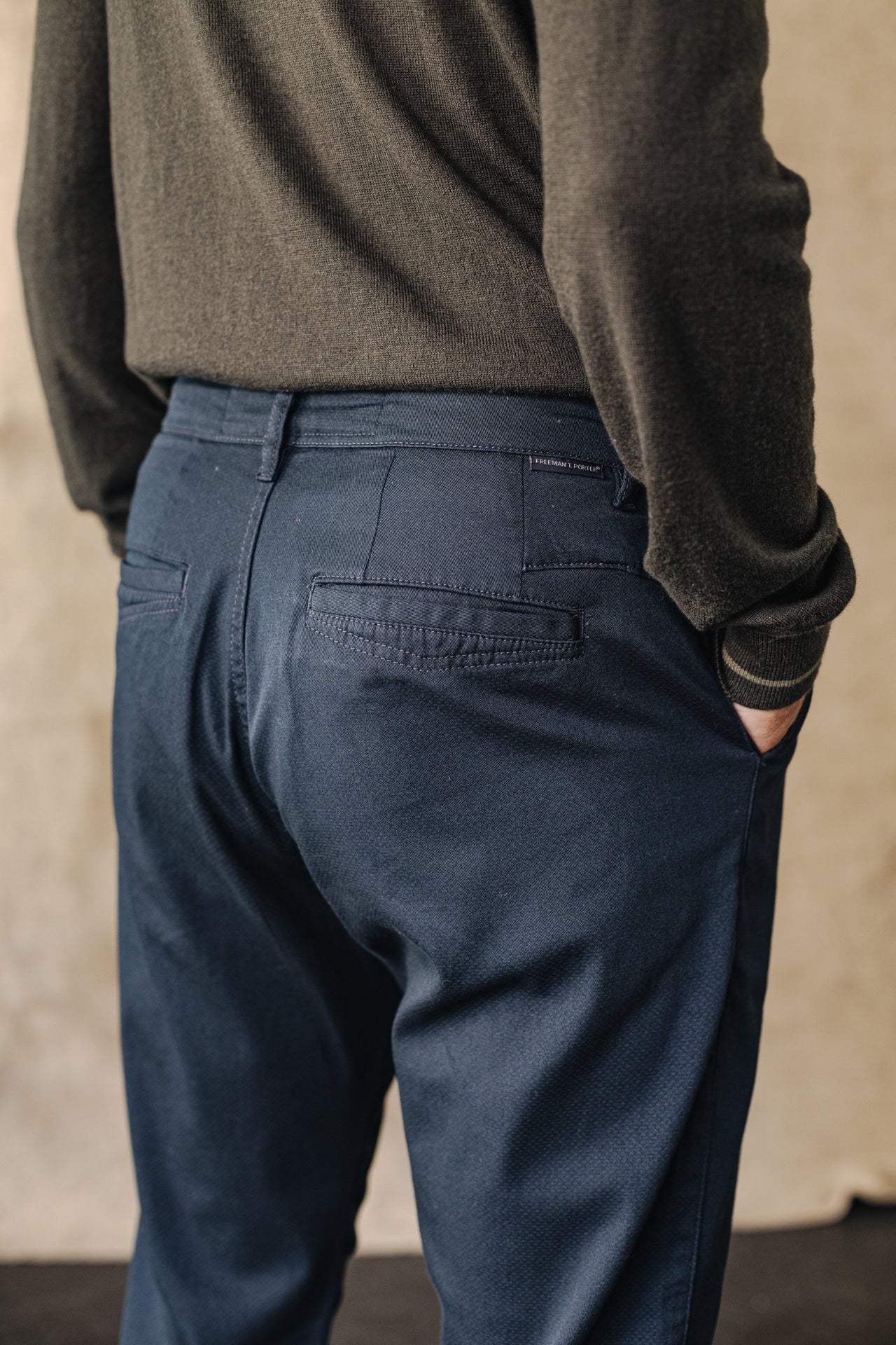 Pantalon chino Men Bruce Bona storm | Freeman T. Porter