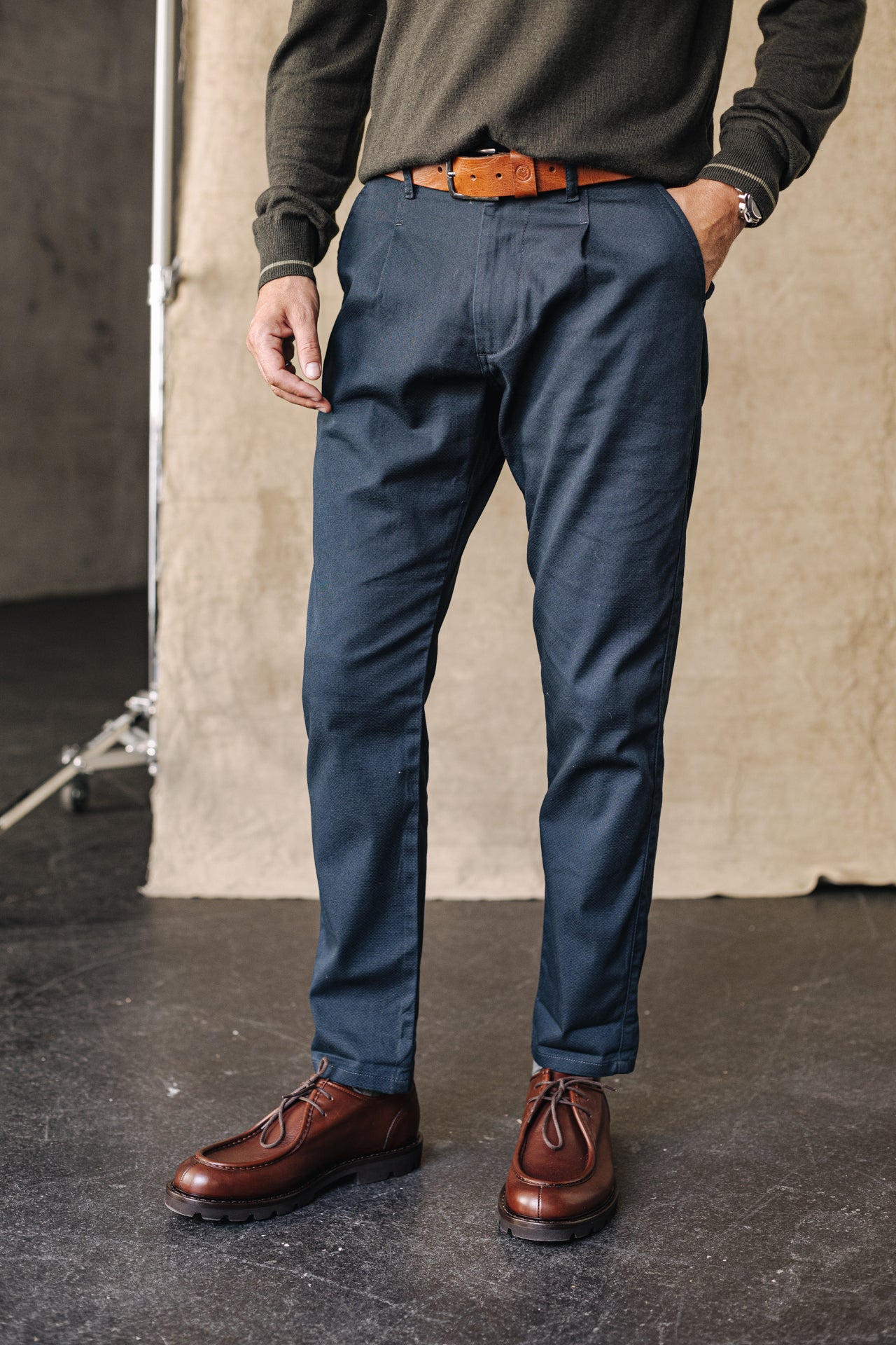 Pantalon chino Men Bruce Bona storm | Freeman T. Porter