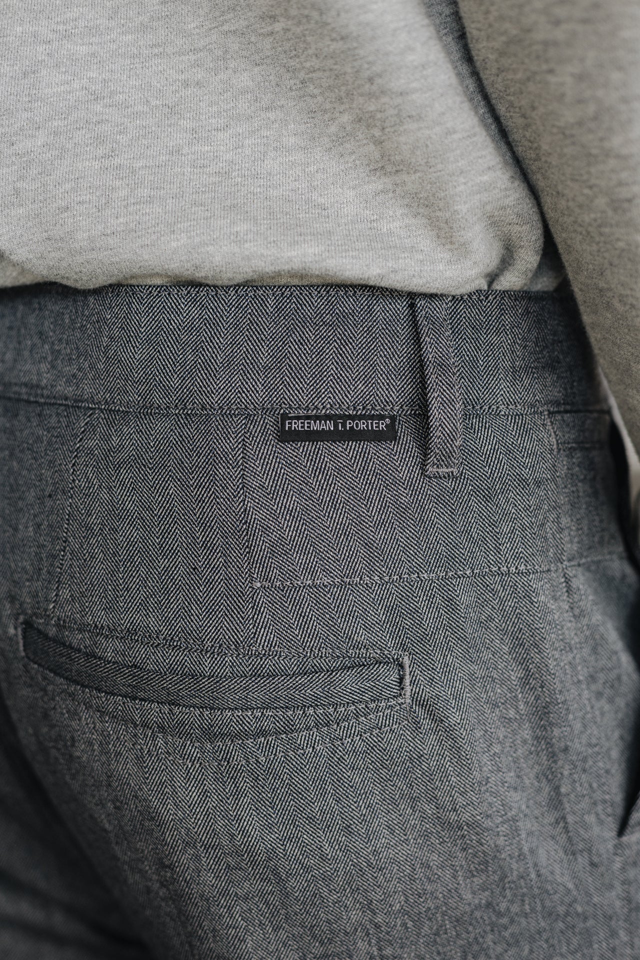 Pantalon chino Homme Bruce Call steel gray | Freeman T. Porter