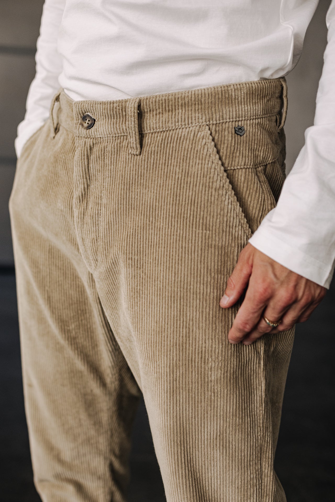 Pantalon chino Unisex Bruce Fitil abbey stone | Freeman T. Porter