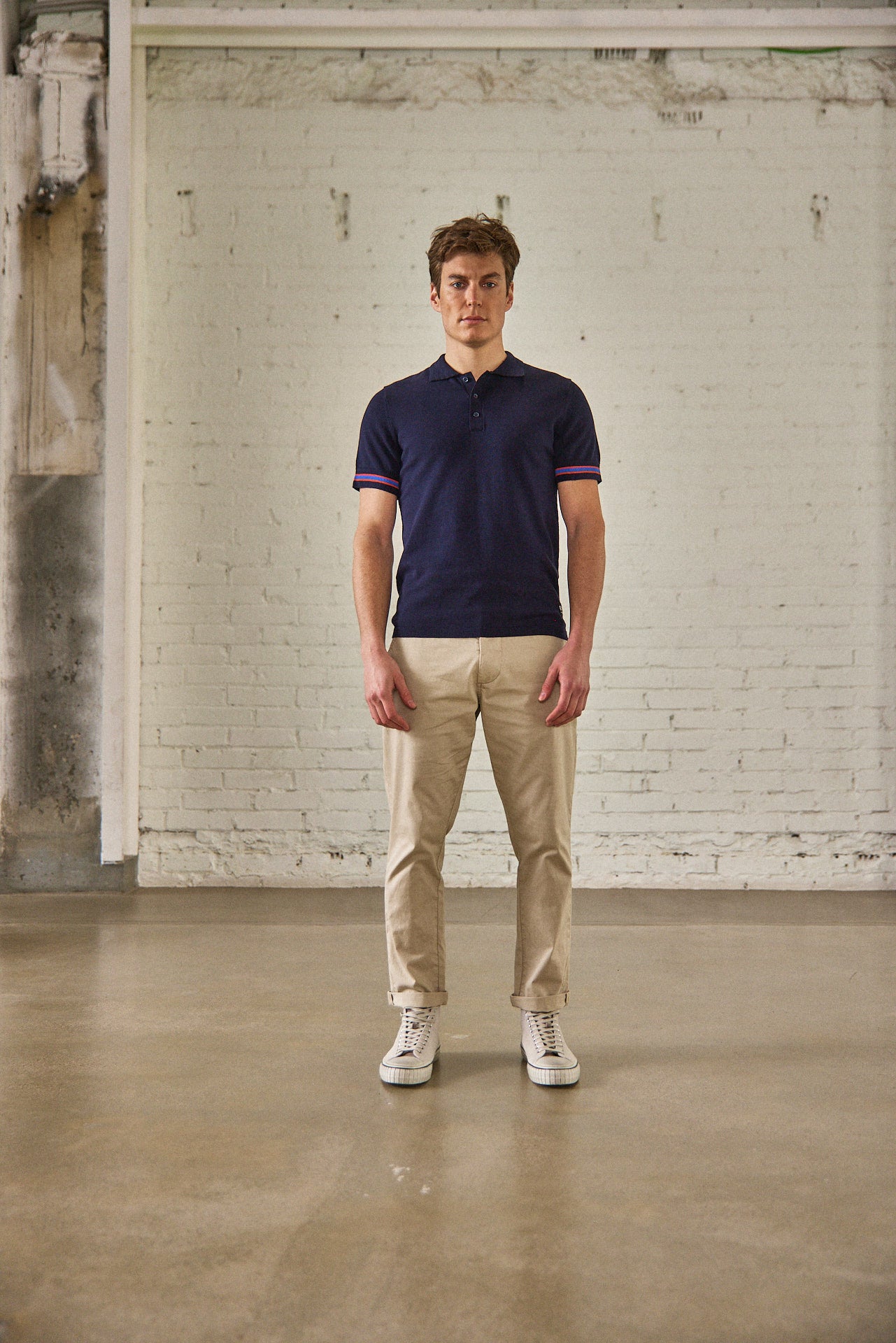 Pantalon chino Homme Bruce Spike overcast | Freeman T. Porter