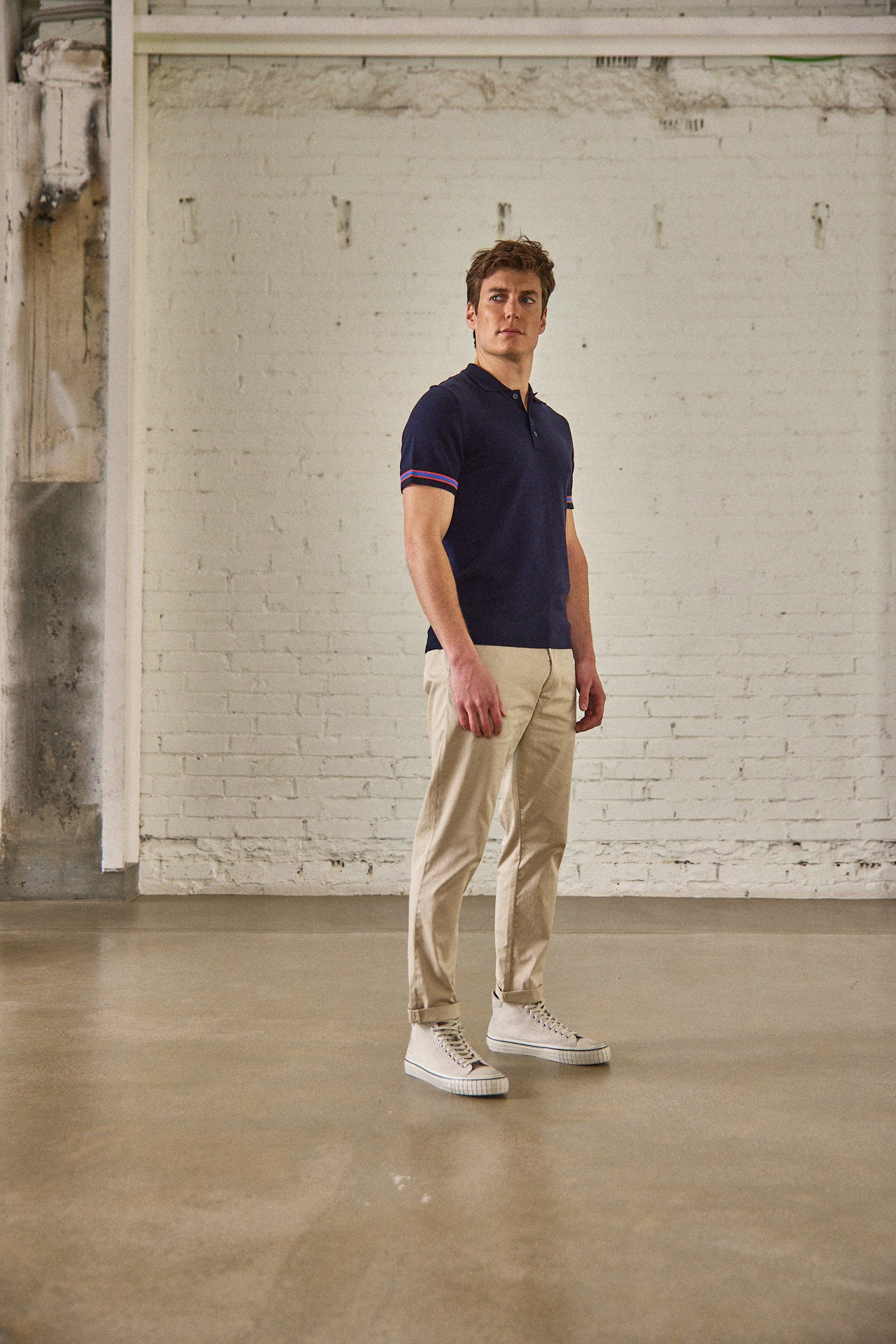 Pantalon chino Homme Bruce Spike overcast | Freeman T. Porter