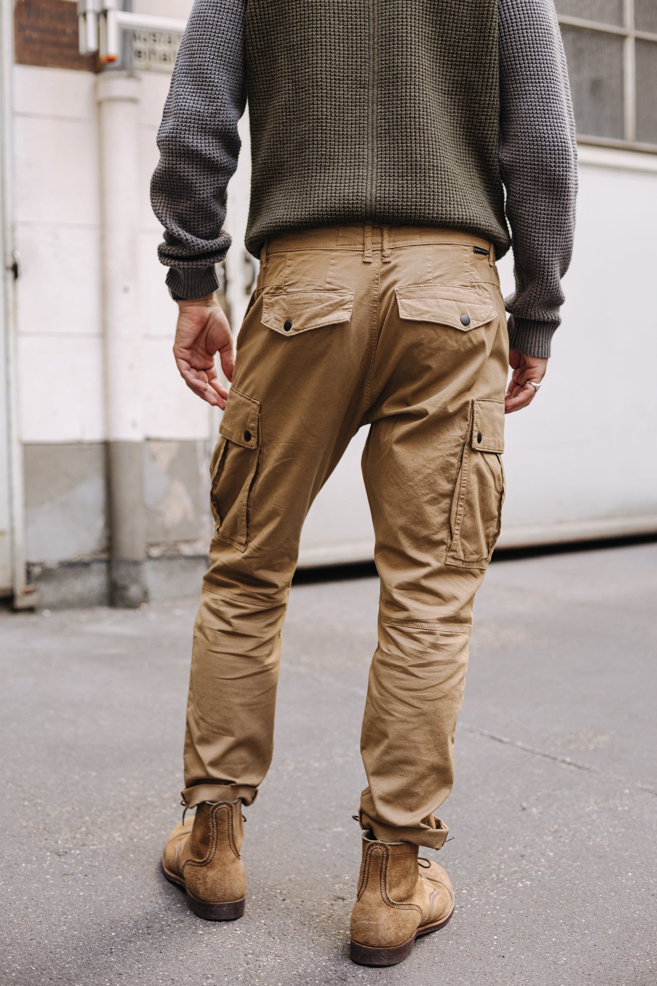 Pantalon cropped Homme Hugo Blunt kelp | Freeman T. Porter