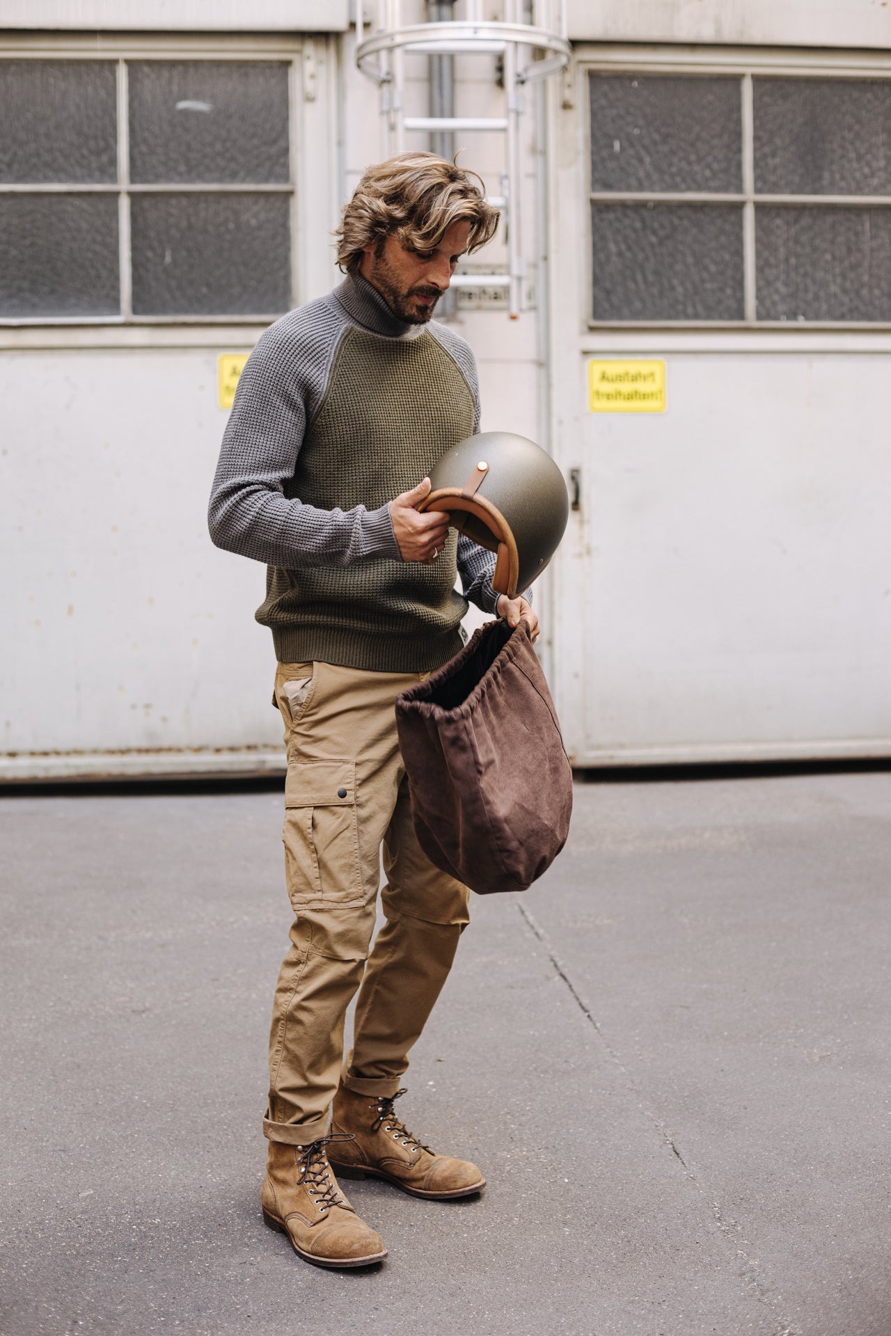 Pantalon cropped Homme Hugo Blunt kelp | Freeman T. Porter
