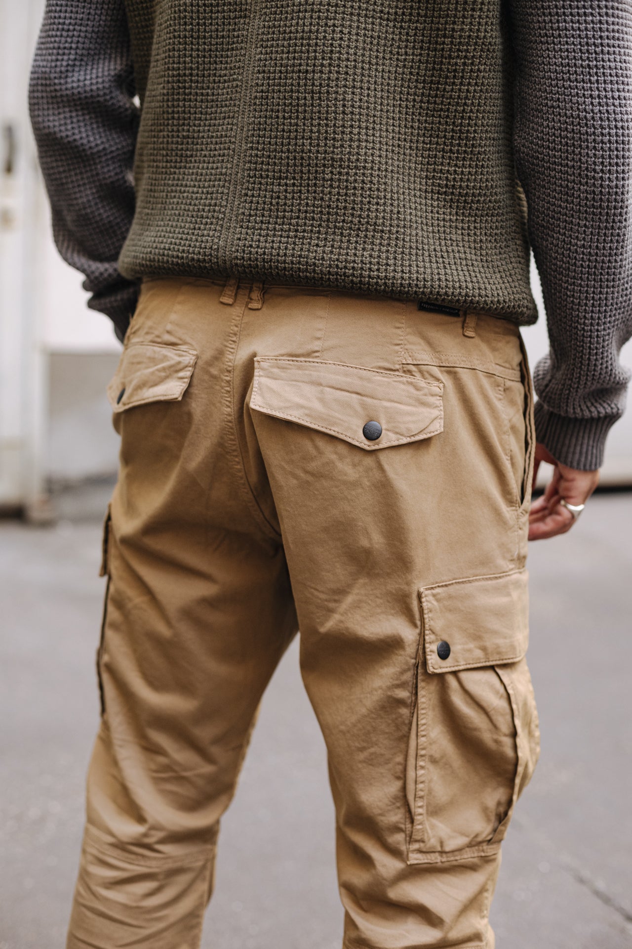 Pantalon cropped Homme Hugo Blunt kelp | Freeman T. Porter