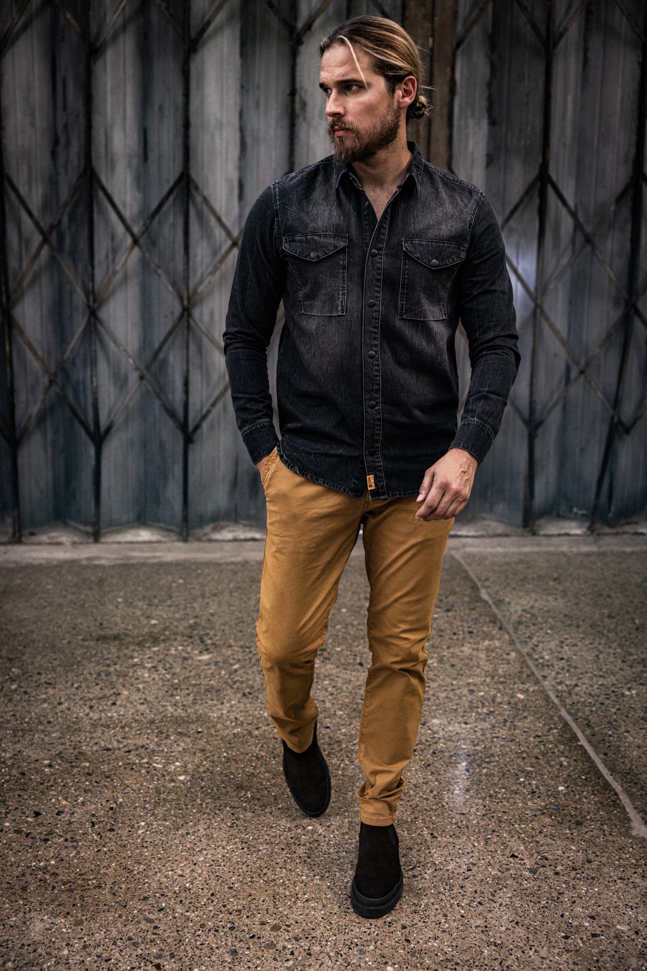 Pantalon chino Men Gino Bellissimo honey | Freeman T. Porter