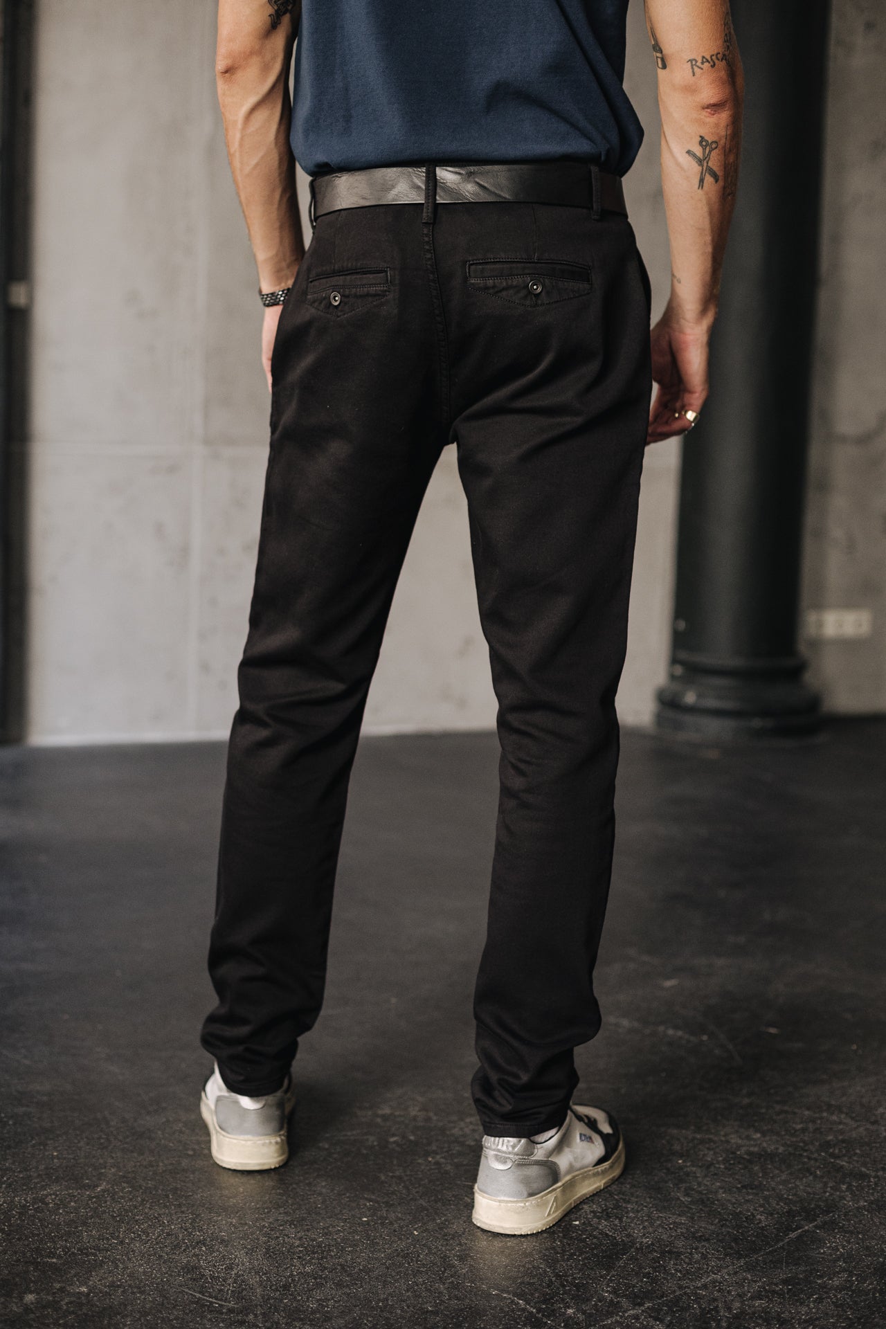 Pantalon chino Homme Gino Epic black | Freeman T. Porter