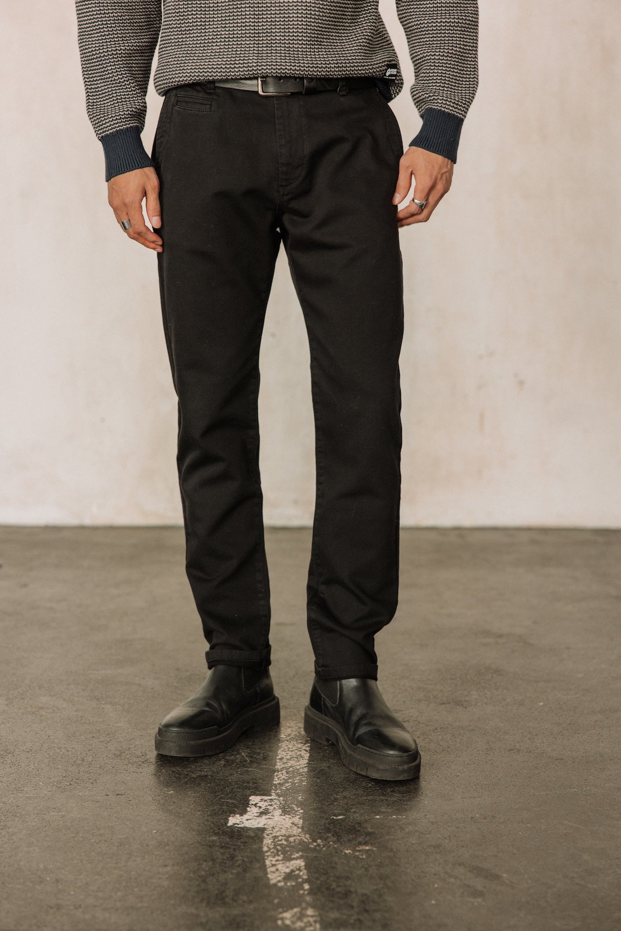 Chino pants Men Gino Epic black | Freeman T. Porter