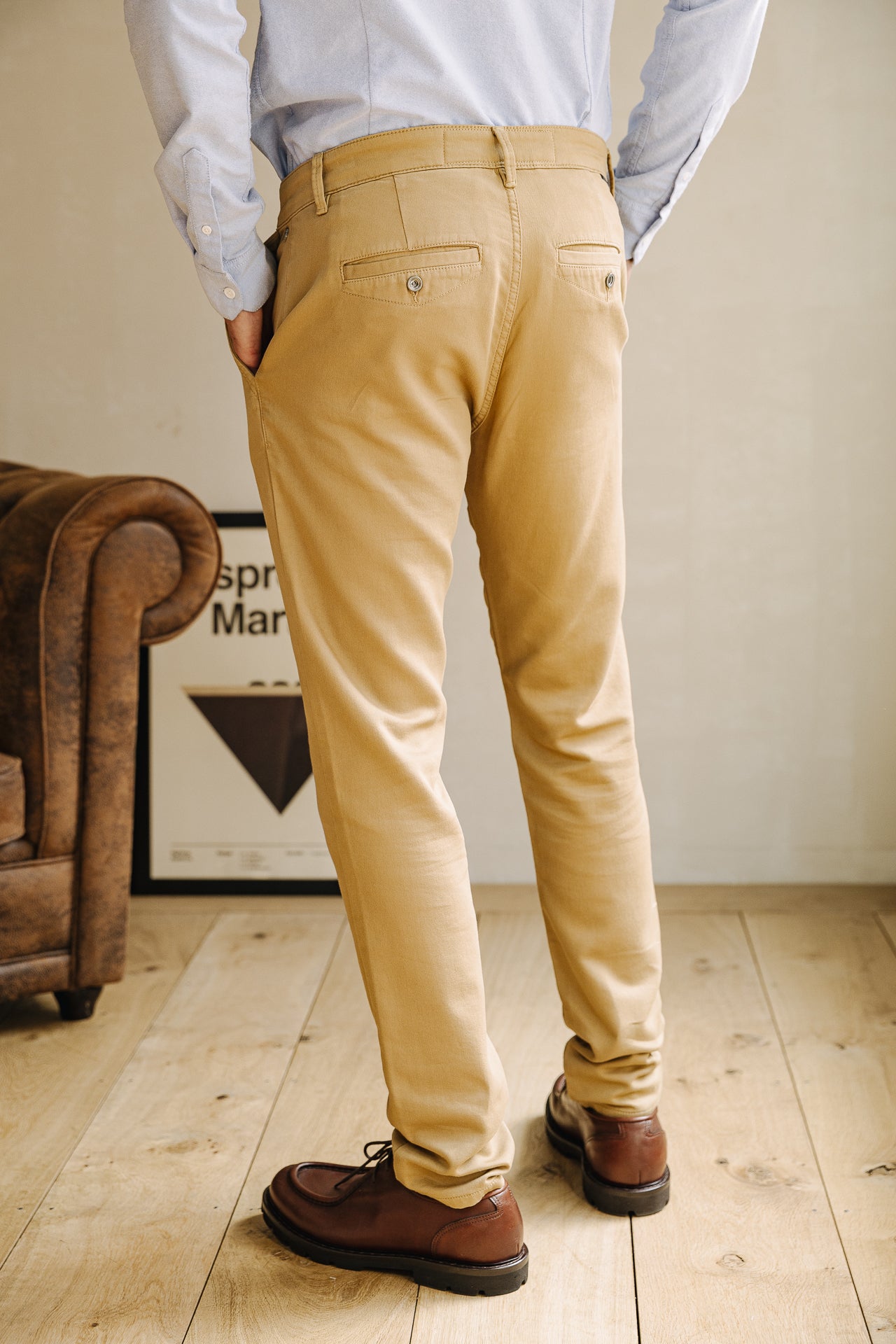 Pantalon chino Homme Gino Epic kelp | Freeman T. Porter