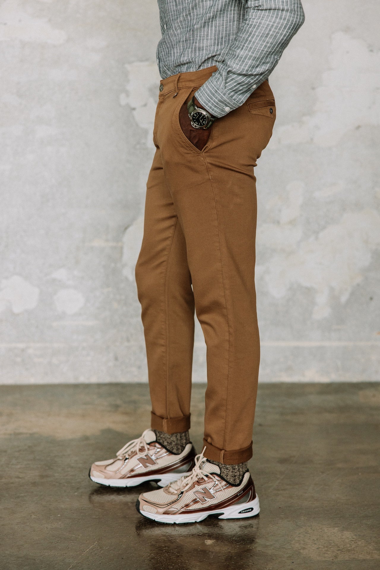 Pantalon chino Hombres Gino Epic ermine | Freeman T. Porter