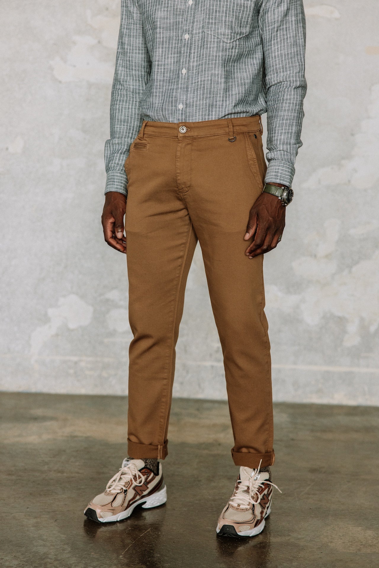 Pantalon chino Homme Gino Epic ermine | Freeman T. Porter