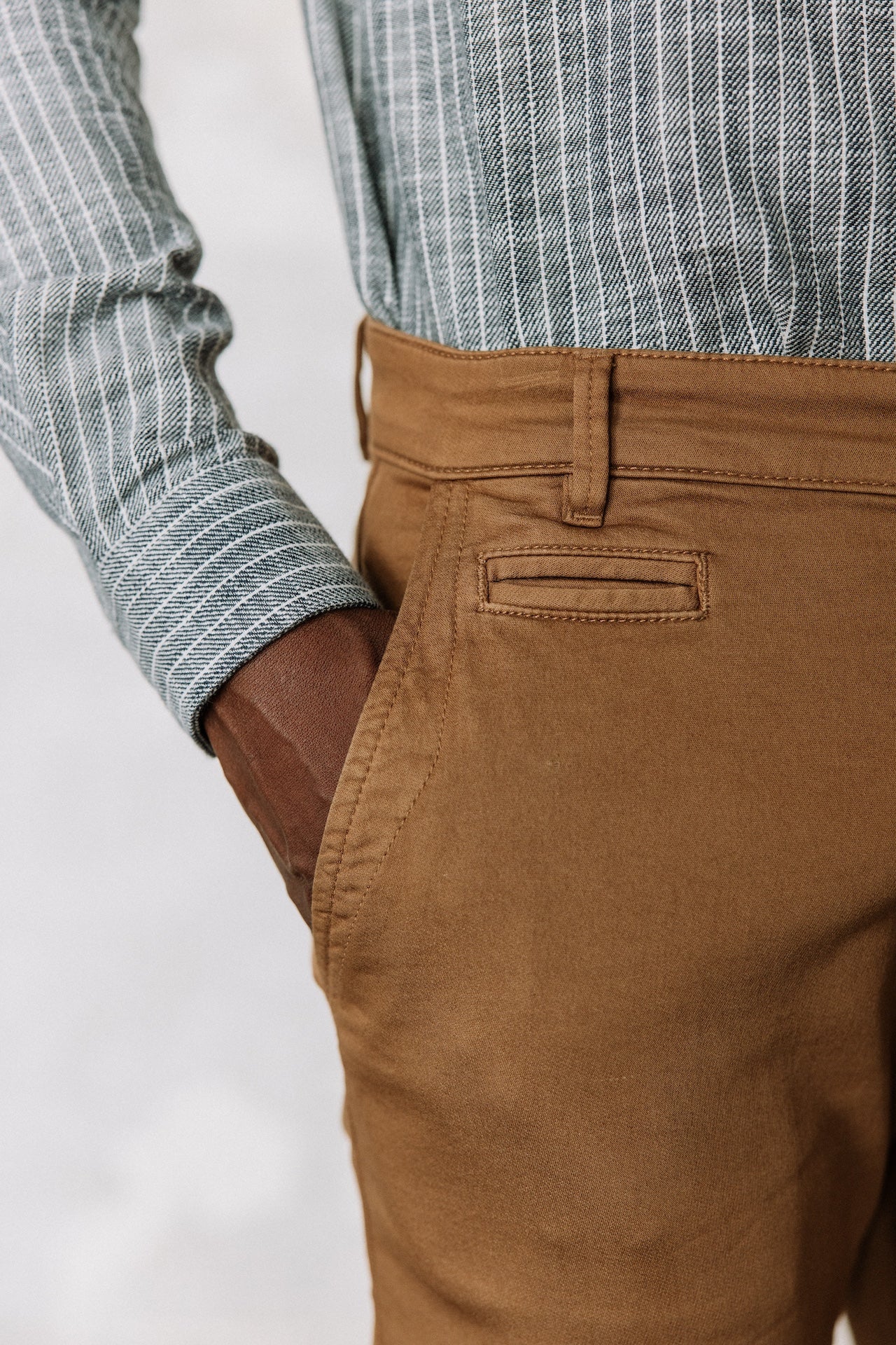 Pantalon chino Homme Gino Epic ermine | Freeman T. Porter