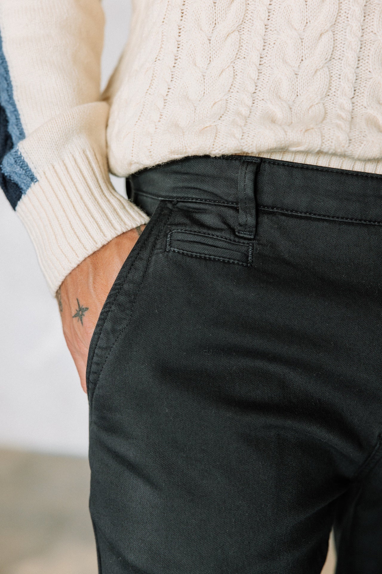 Pantalon chino Homme Gino Epic total eclipse | Freeman T. Porter