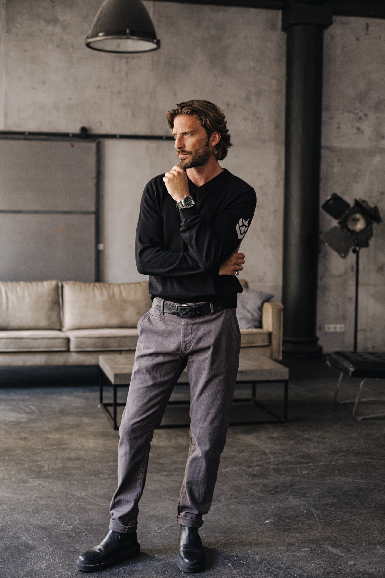Chino pants Unisex Gino Herring anthra | Freeman T. Porter