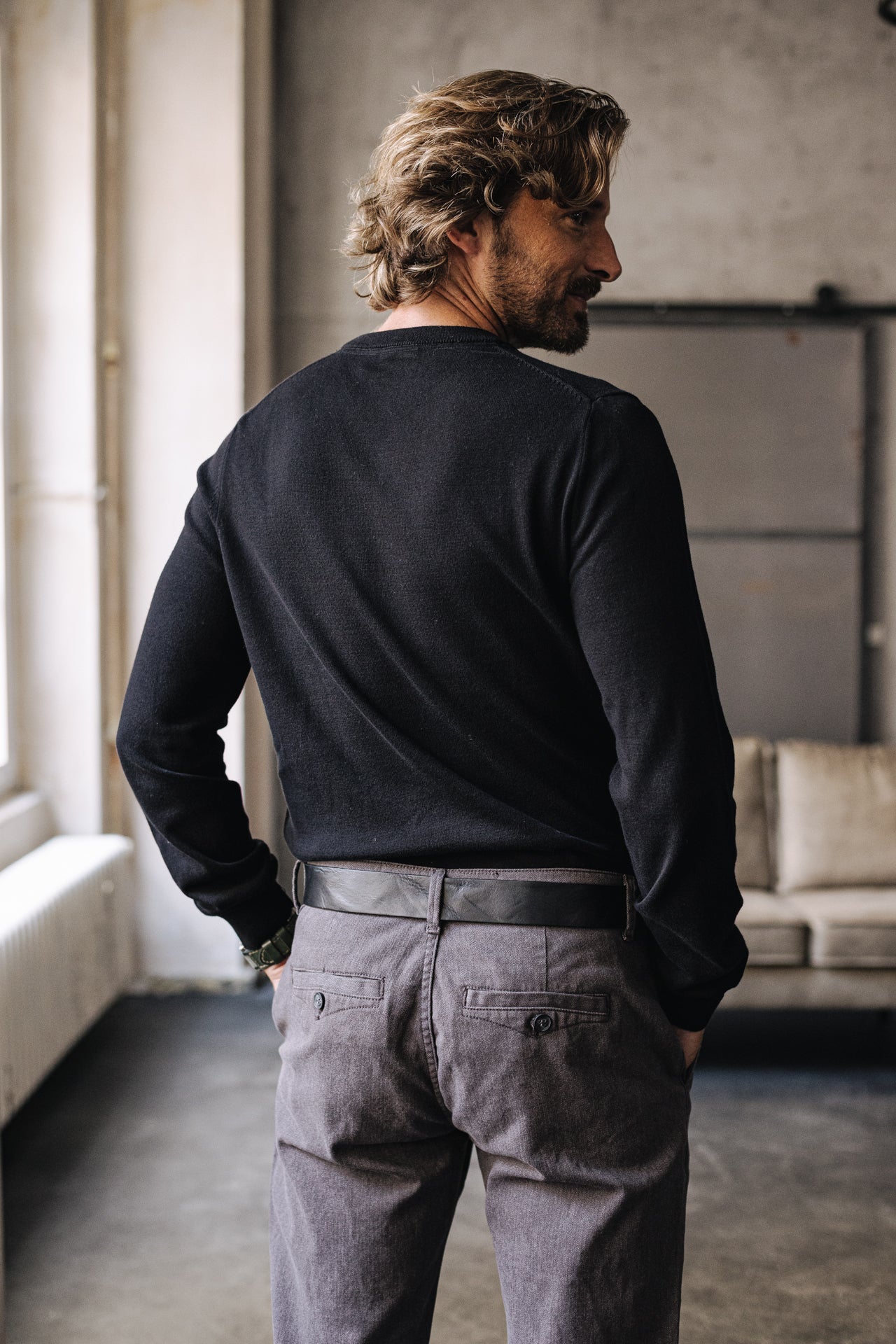 Pantalon chino Unisex Gino Herring anthra | Freeman T. Porter