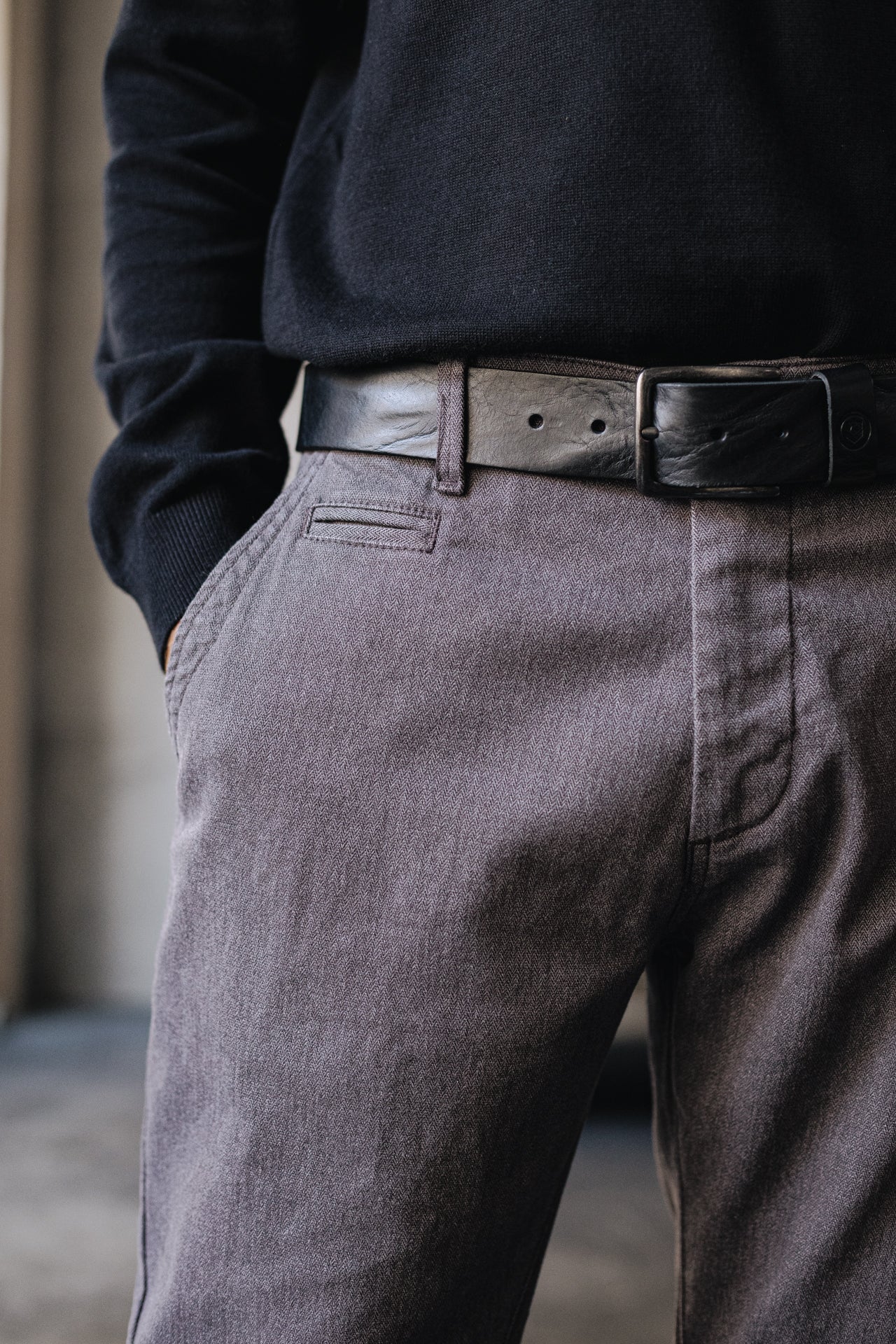 Pantalon chino Unisex Gino Herring anthra | Freeman T. Porter