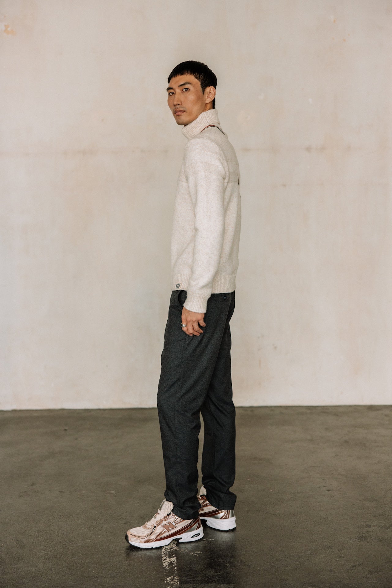 Pantalon chino Homme Gino Lagoon peacoat | Freeman T. Porter