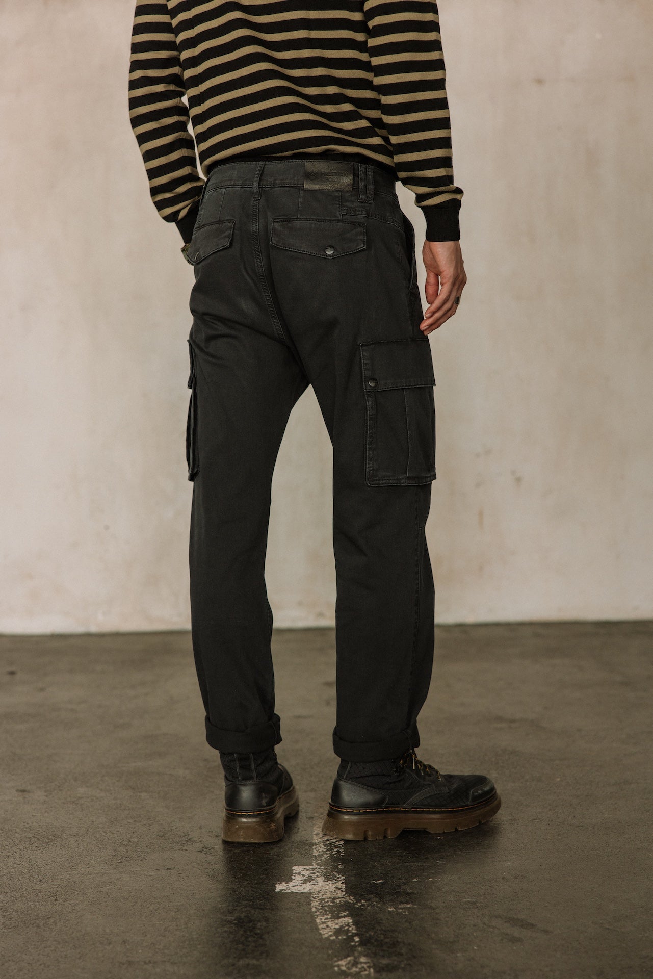 Pantalon droit Mann Davy Defense black | Freeman T. Porter