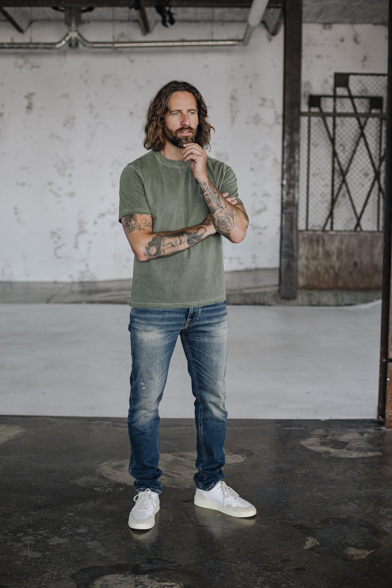 Jeans droit Men Kurt sienne | Freeman T. Porter