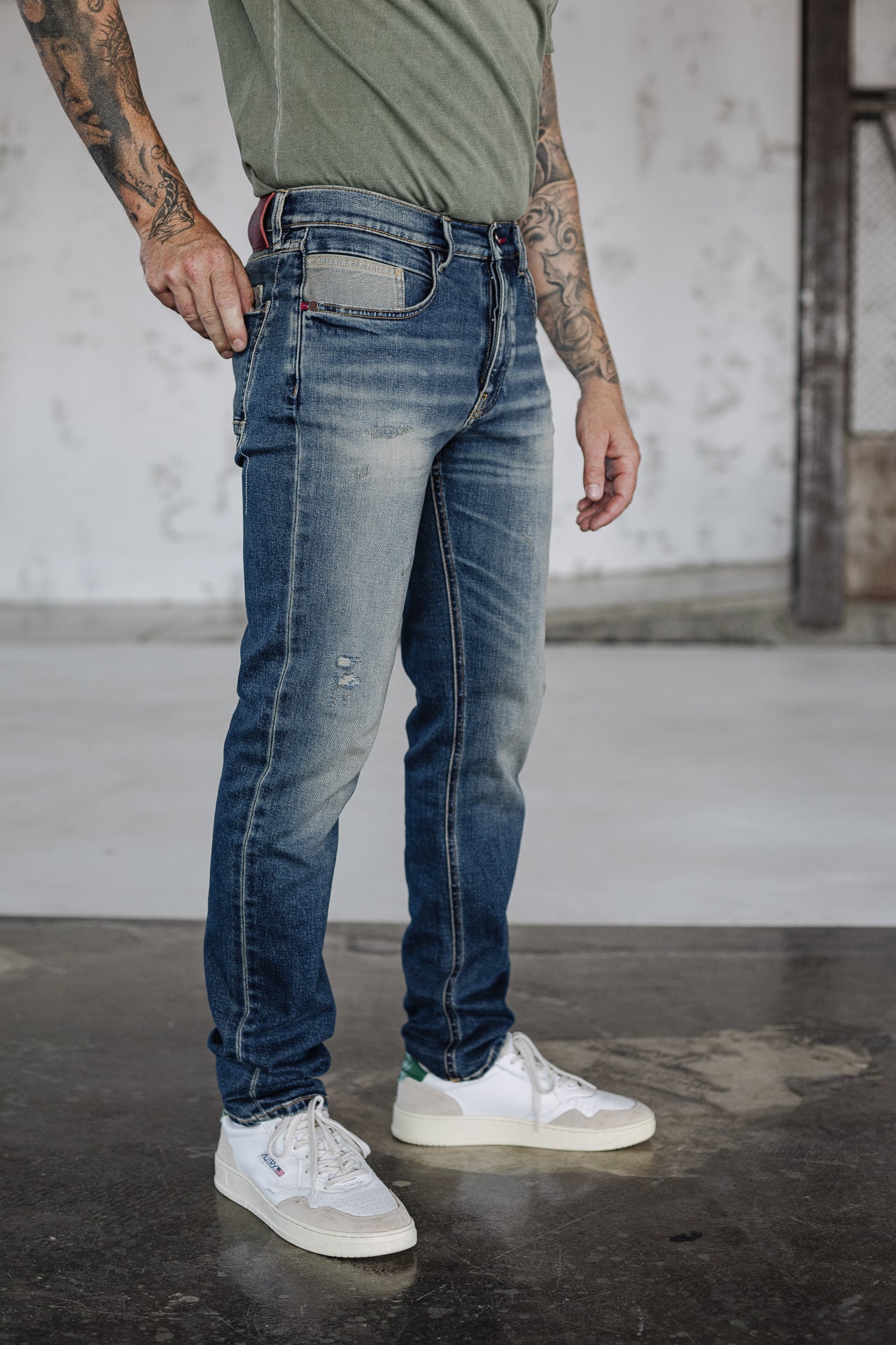Jeans droit Men Kurt sienne | Freeman T. Porter