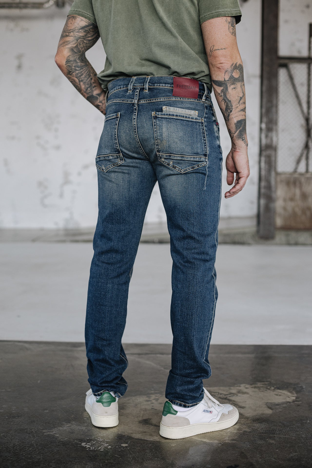 Jeans droit Men Kurt sienne | Freeman T. Porter