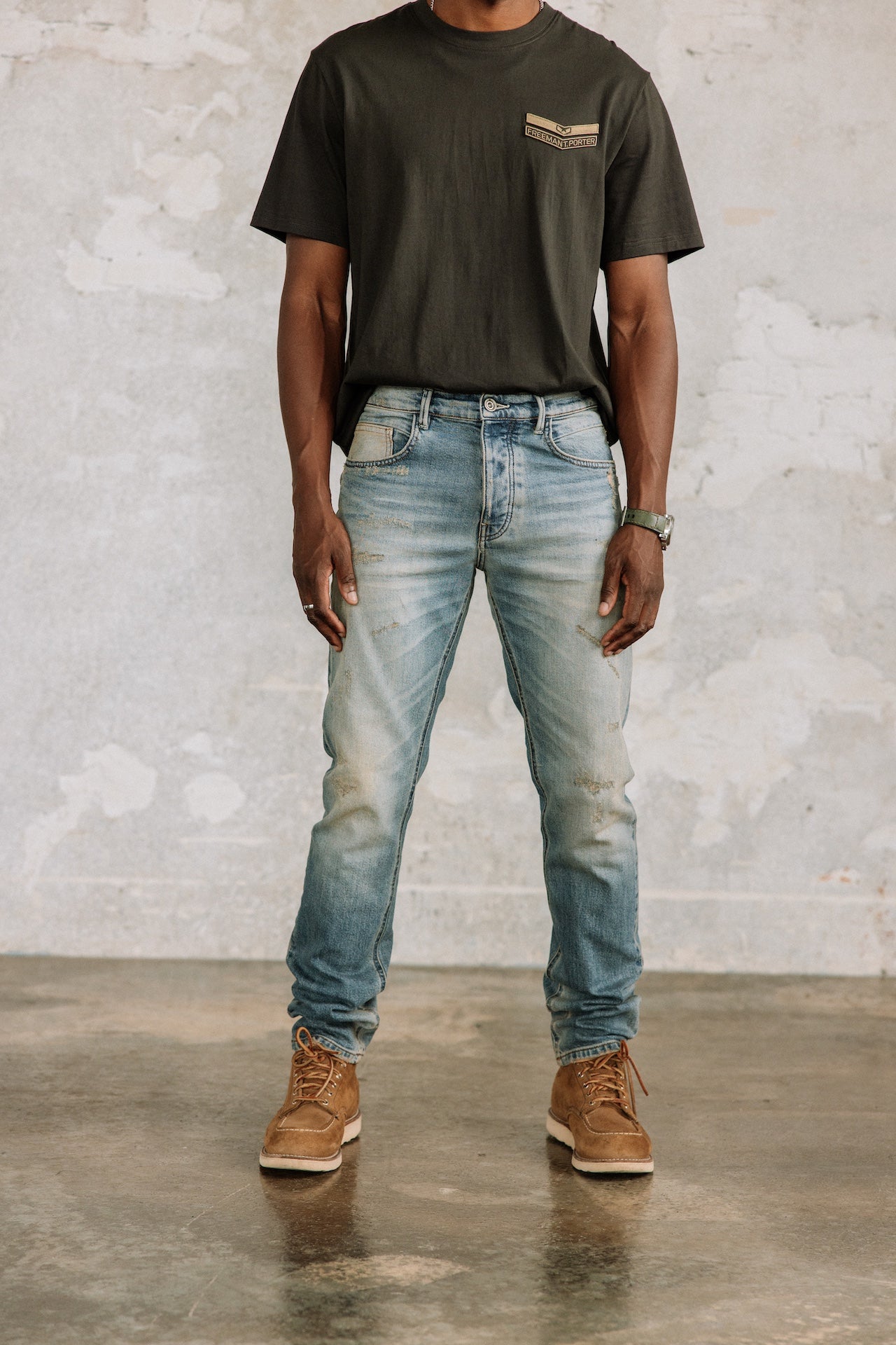 Jeans droit Hombres Kurt shark | Freeman T. Porter