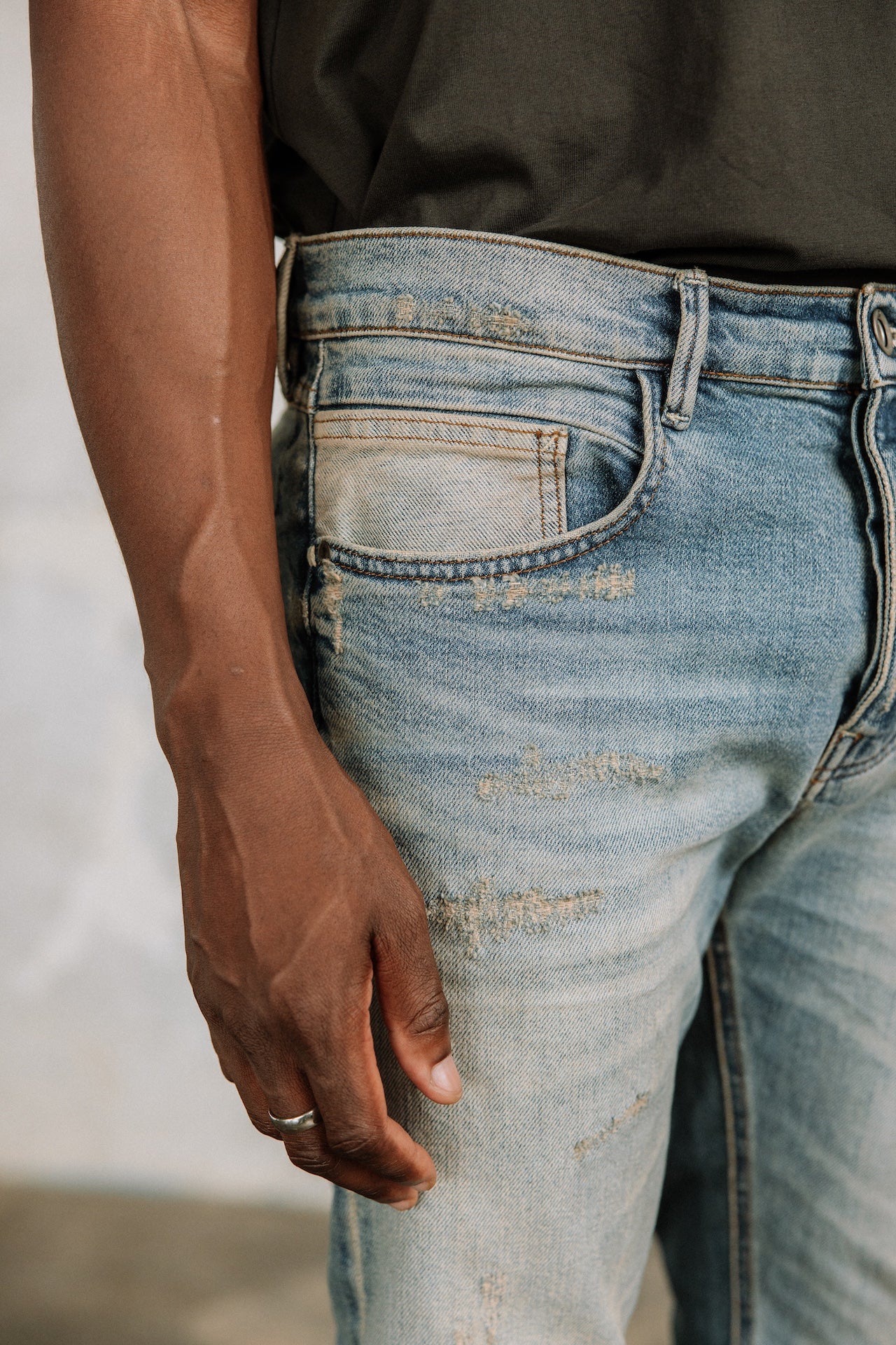 Jeans droit Mann Kurt shark | Freeman T. Porter