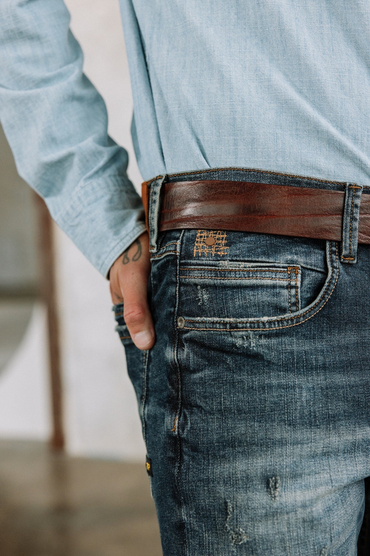 Jeans droit Mann Kurt salute | Freeman T. Porter