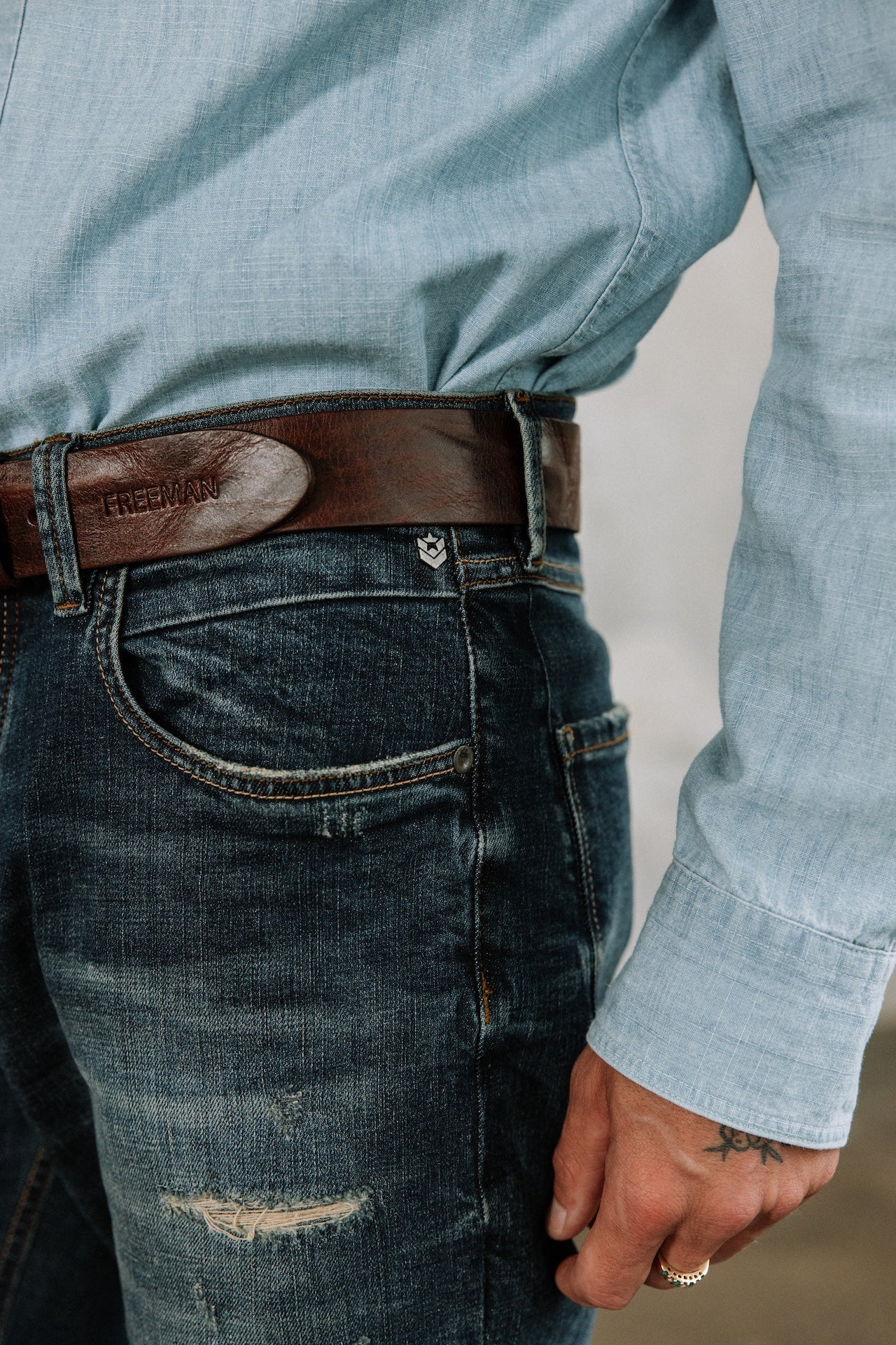 Jeans droit Mann Kurt salute | Freeman T. Porter