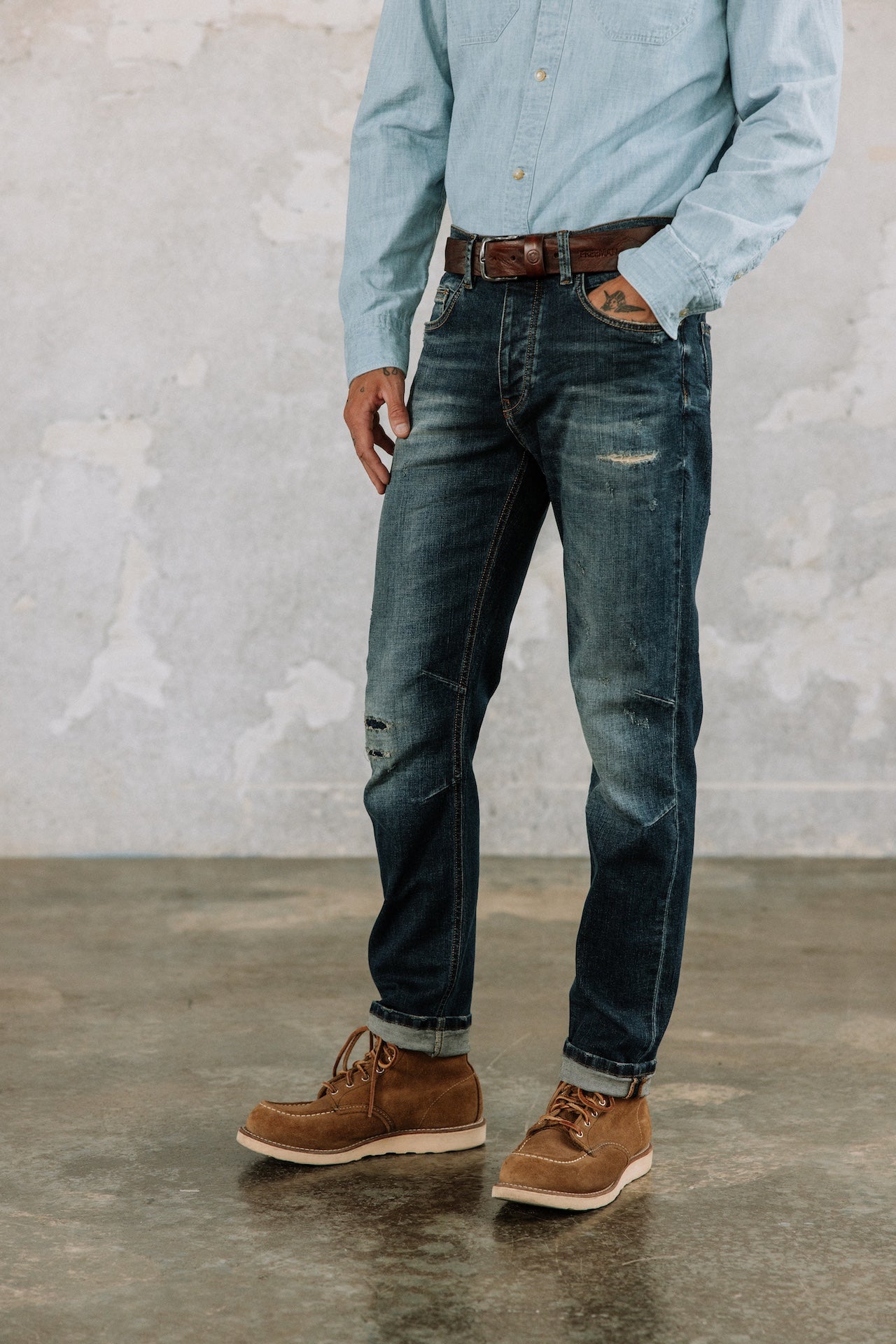 Jeans droit Mann Kurt salute | Freeman T. Porter