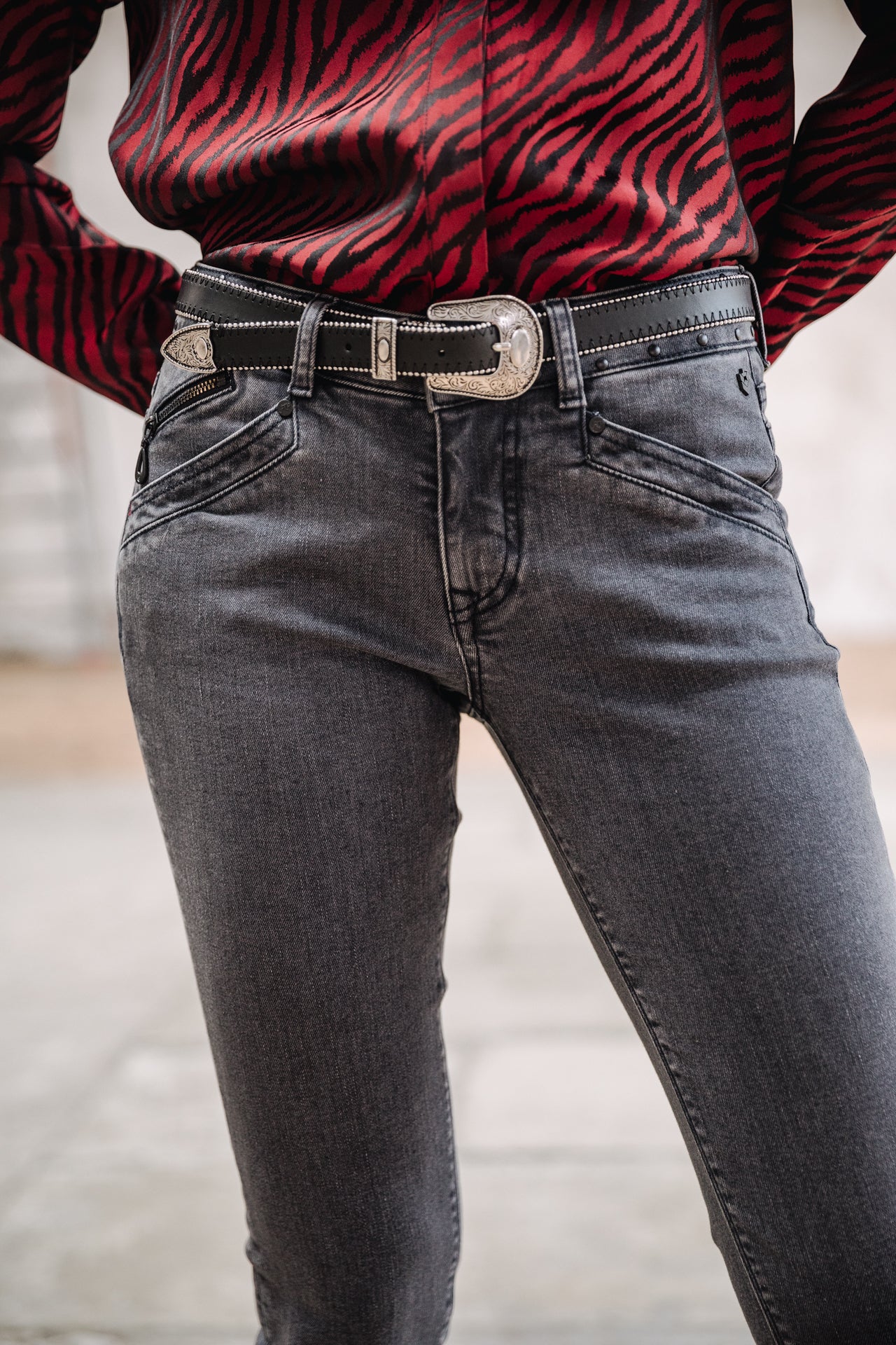 Jeans slim Femme Kaylee bornado | Freeman T. Porter