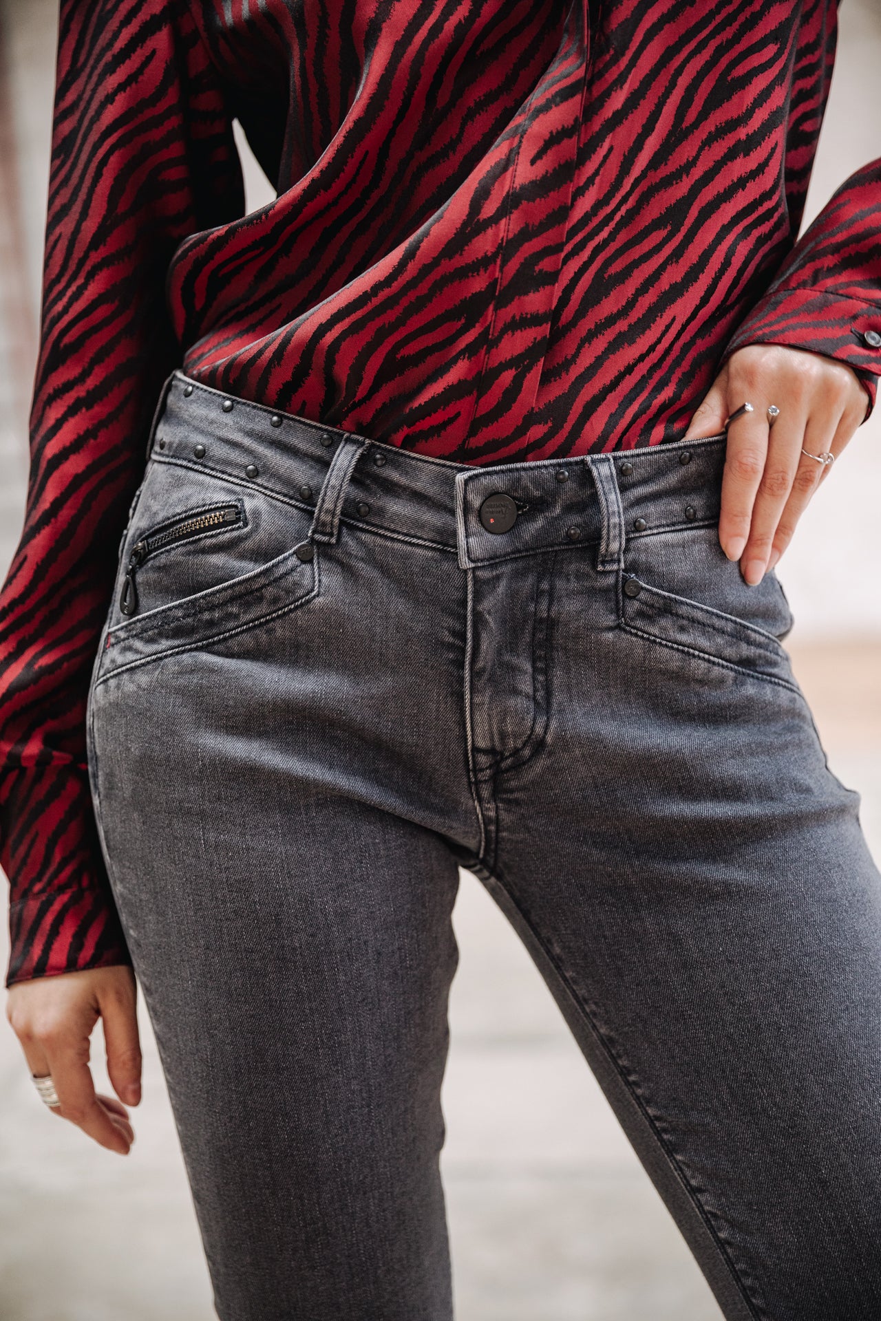 Jeans slim Femme Kaylee bornado | Freeman T. Porter