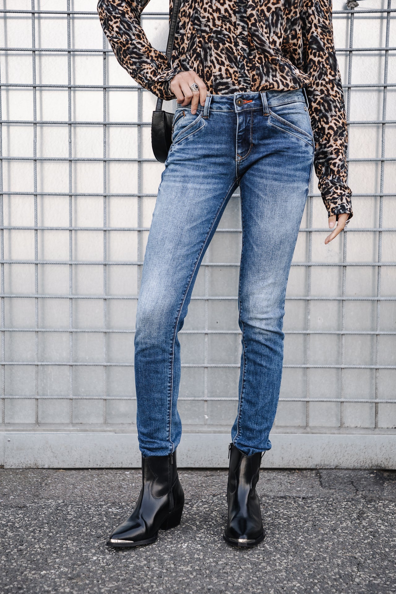 Jeans slim Femme Kaylee saopolo med | Freeman T. Porter