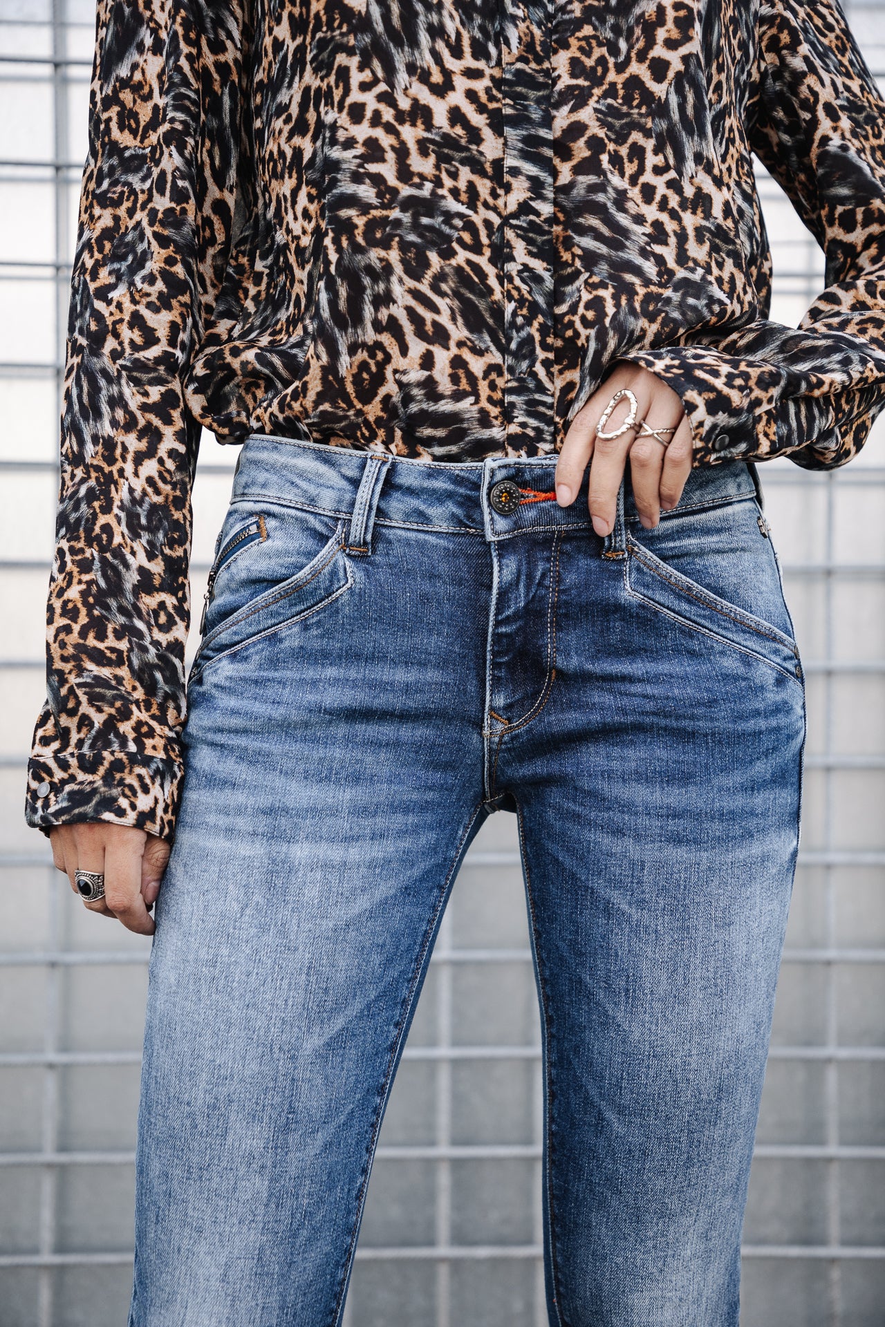 Jeans slim Woman Kaylee saopolo med | Freeman T. Porter