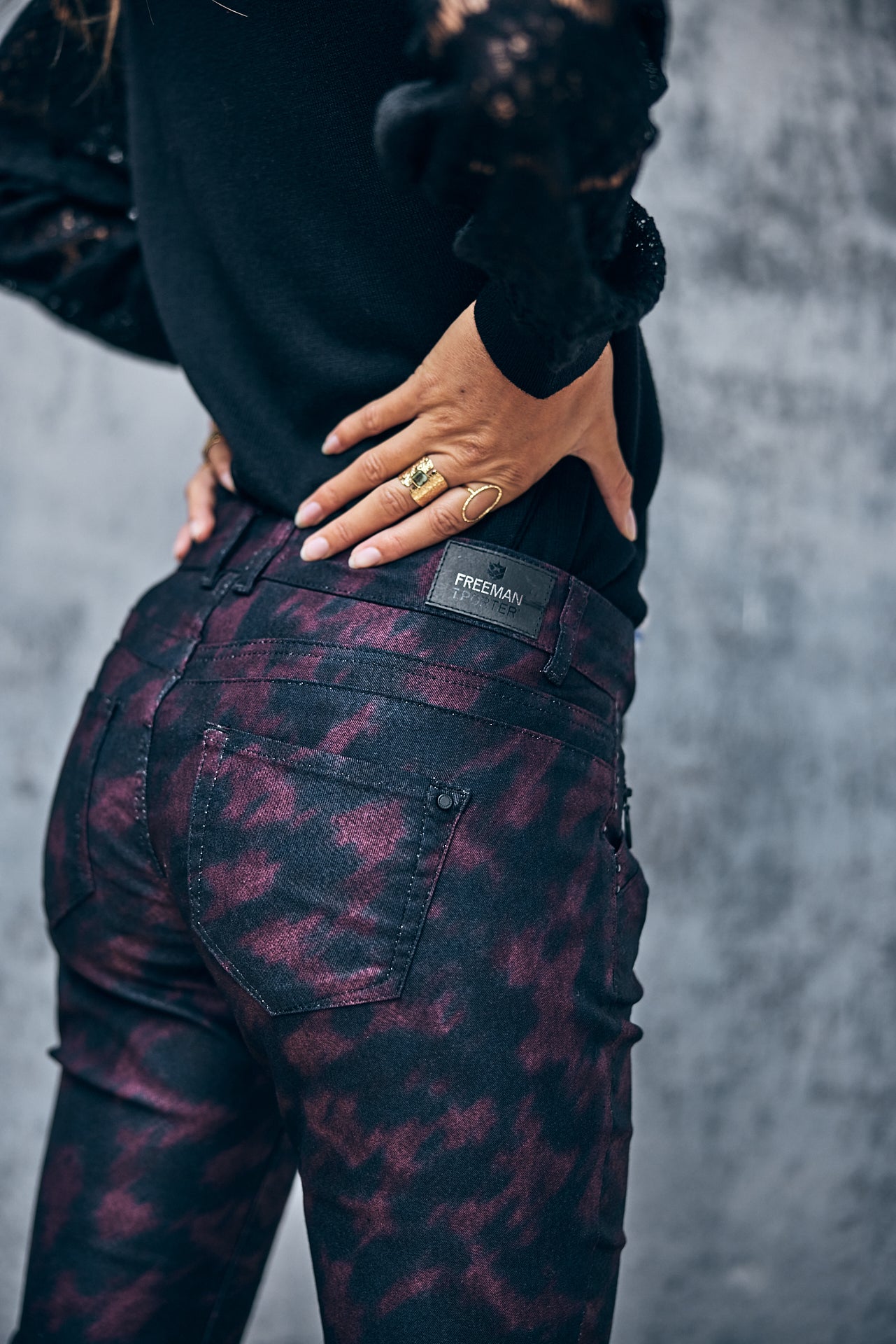 Pantalon slim Woman Kaylee Witchy original | Freeman T. Porter