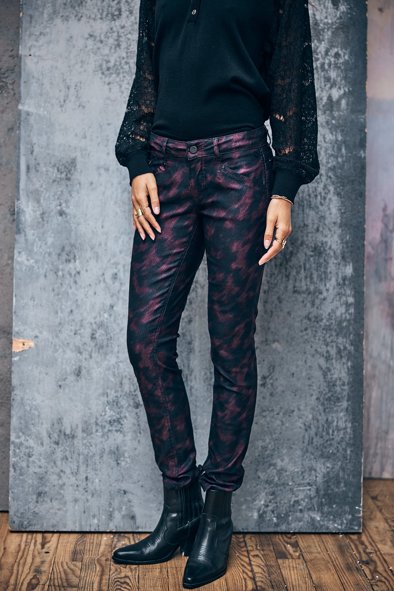 Pantalon slim Woman Kaylee Witchy original | Freeman T. Porter